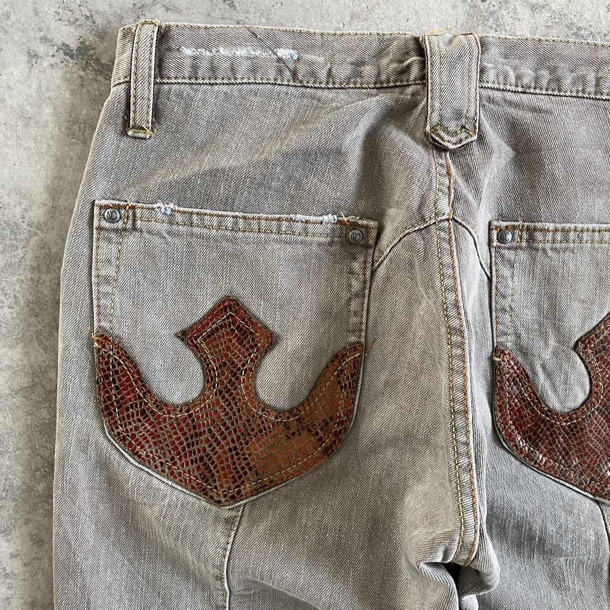 Designer Japanese Brand Nicole Club Articulated Flared Jeans Size US 28 / EU 44 - 7 Thumbnail
