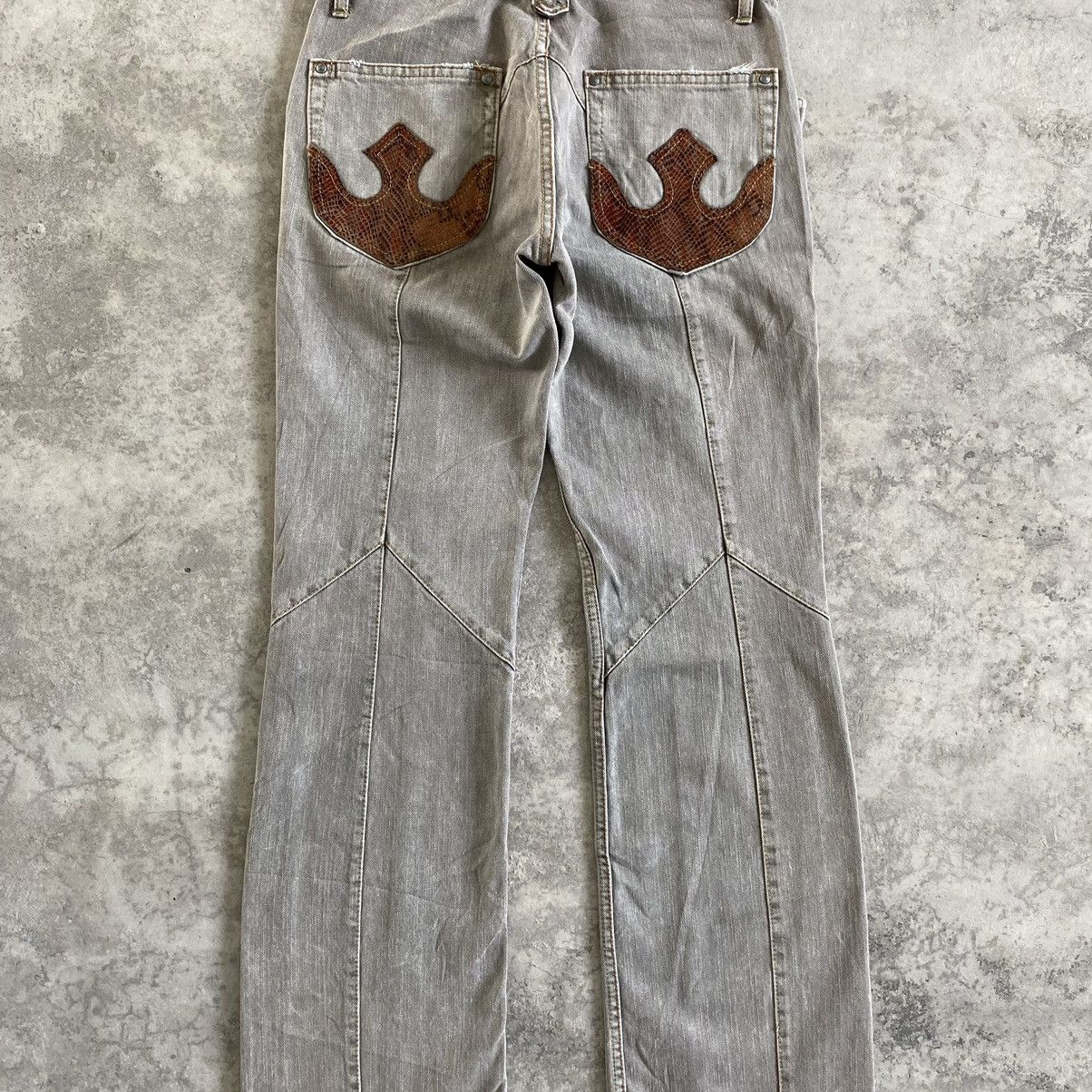 Designer Japanese Brand Nicole Club Articulated Flared Jeans Size US 28 / EU 44 - 5 Thumbnail