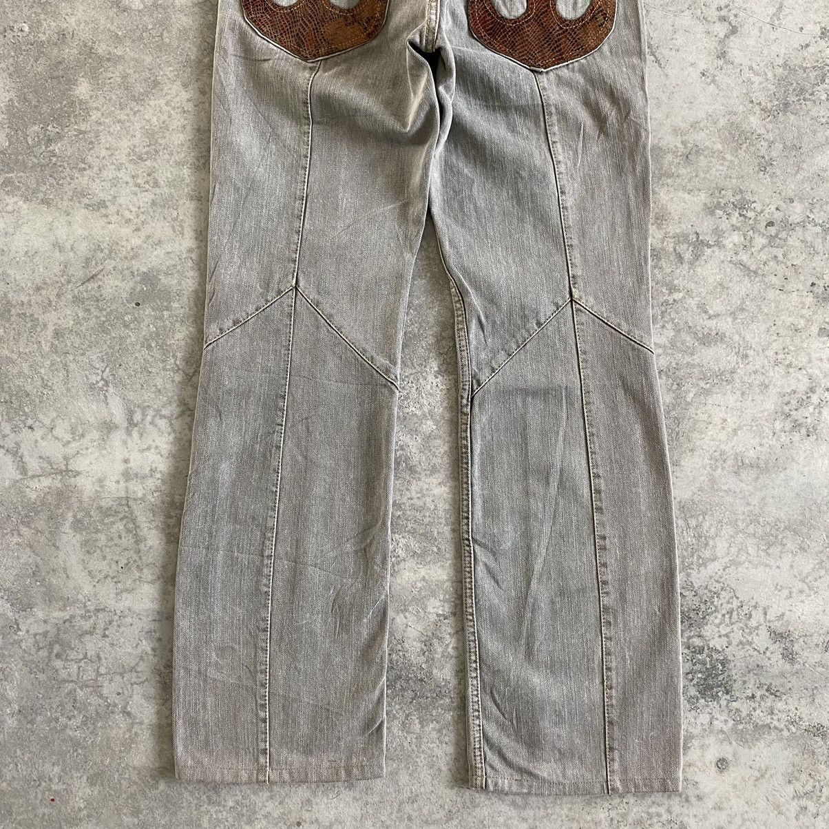 Designer Japanese Brand Nicole Club Articulated Flared Jeans Size US 28 / EU 44 - 4 Thumbnail