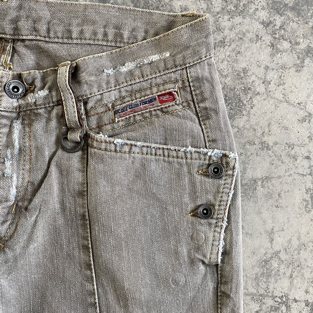 Designer Japanese Brand Nicole Club Articulated Flared Jeans Size US 28 / EU 44 - 15 Thumbnail