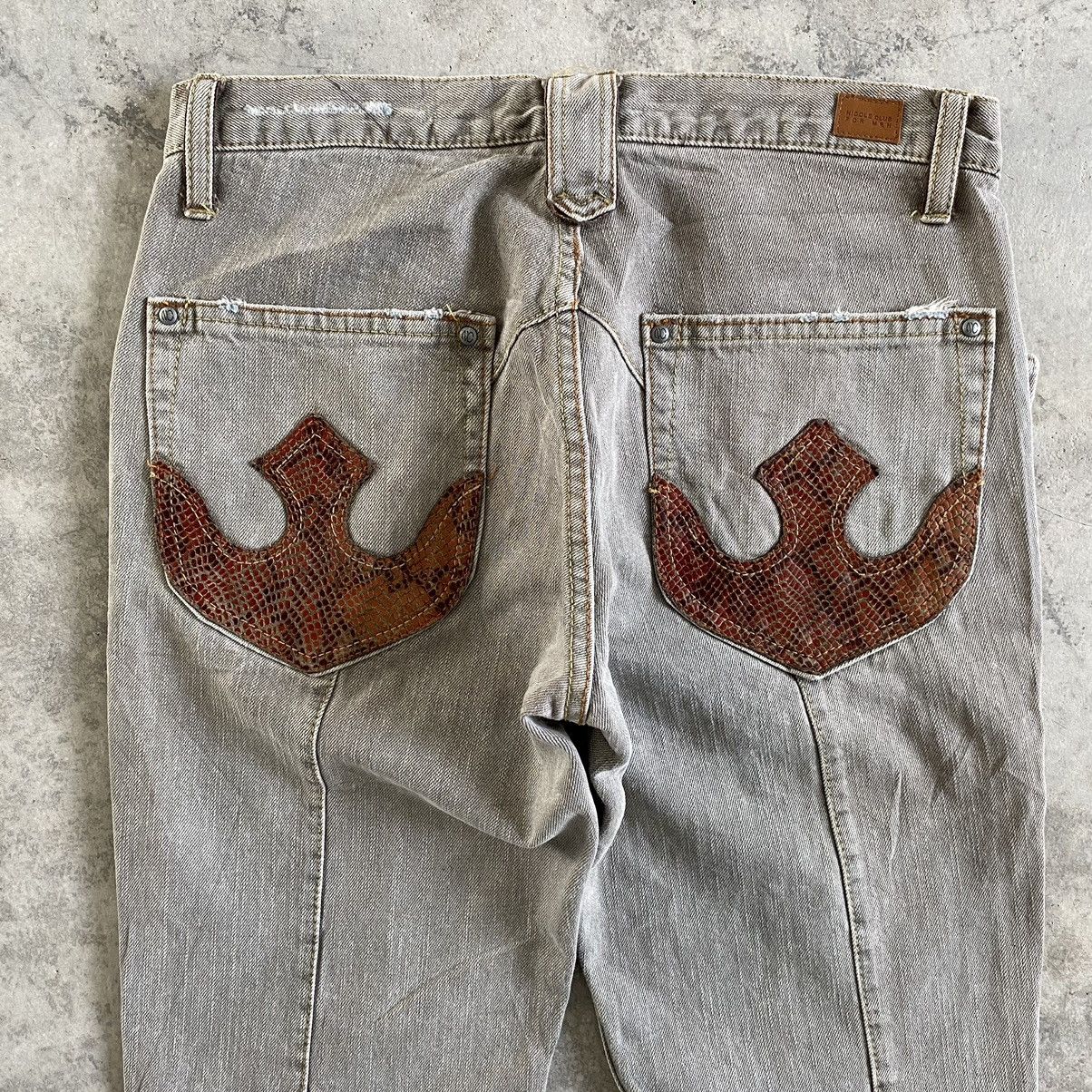 Designer Japanese Brand Nicole Club Articulated Flared Jeans Size US 28 / EU 44 - 6 Thumbnail