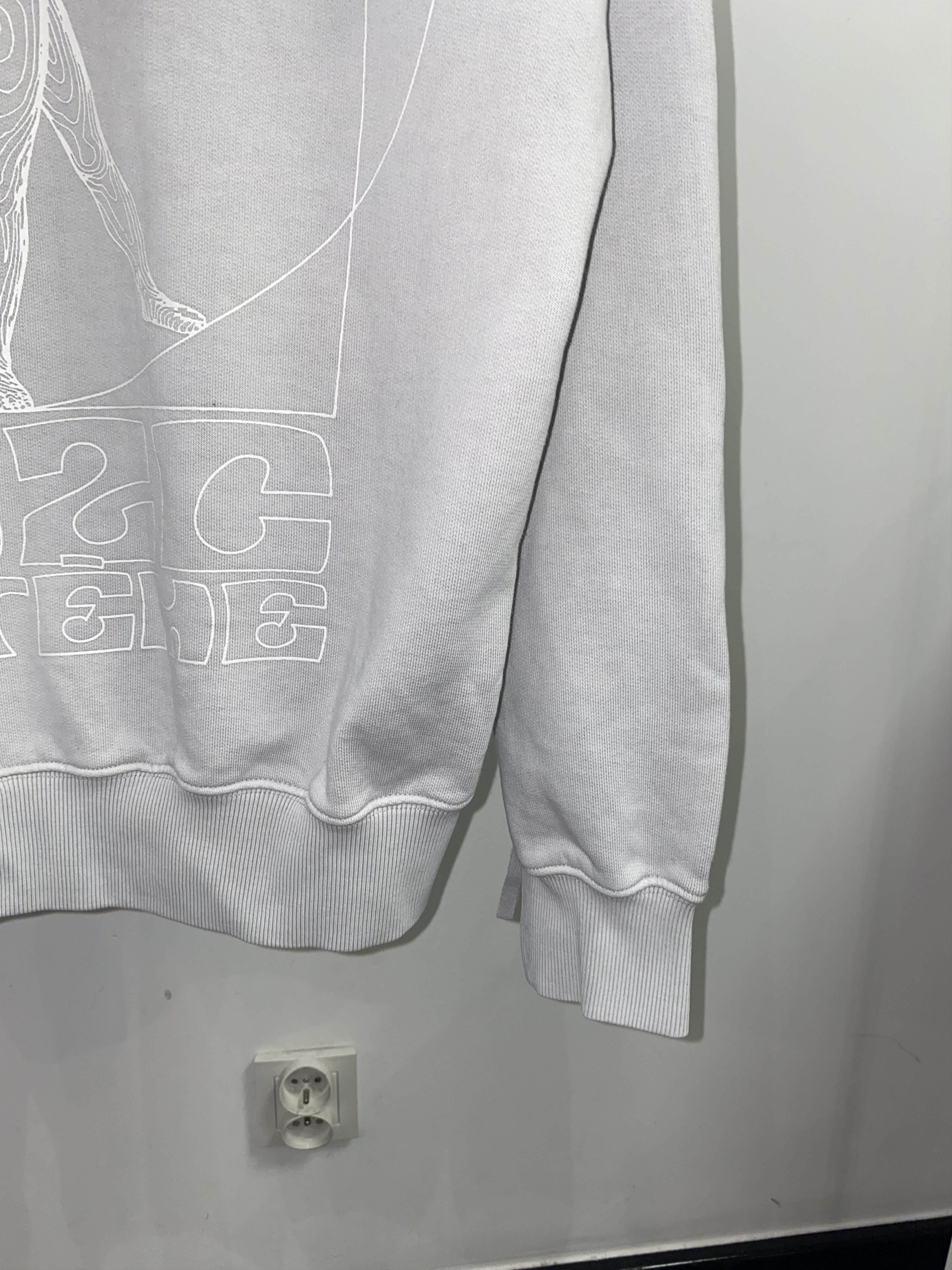 032c 032c Termoreactive Anatomic White/Gray Hoodie Size US M / EU 48-50 / 2 - 5 Thumbnail