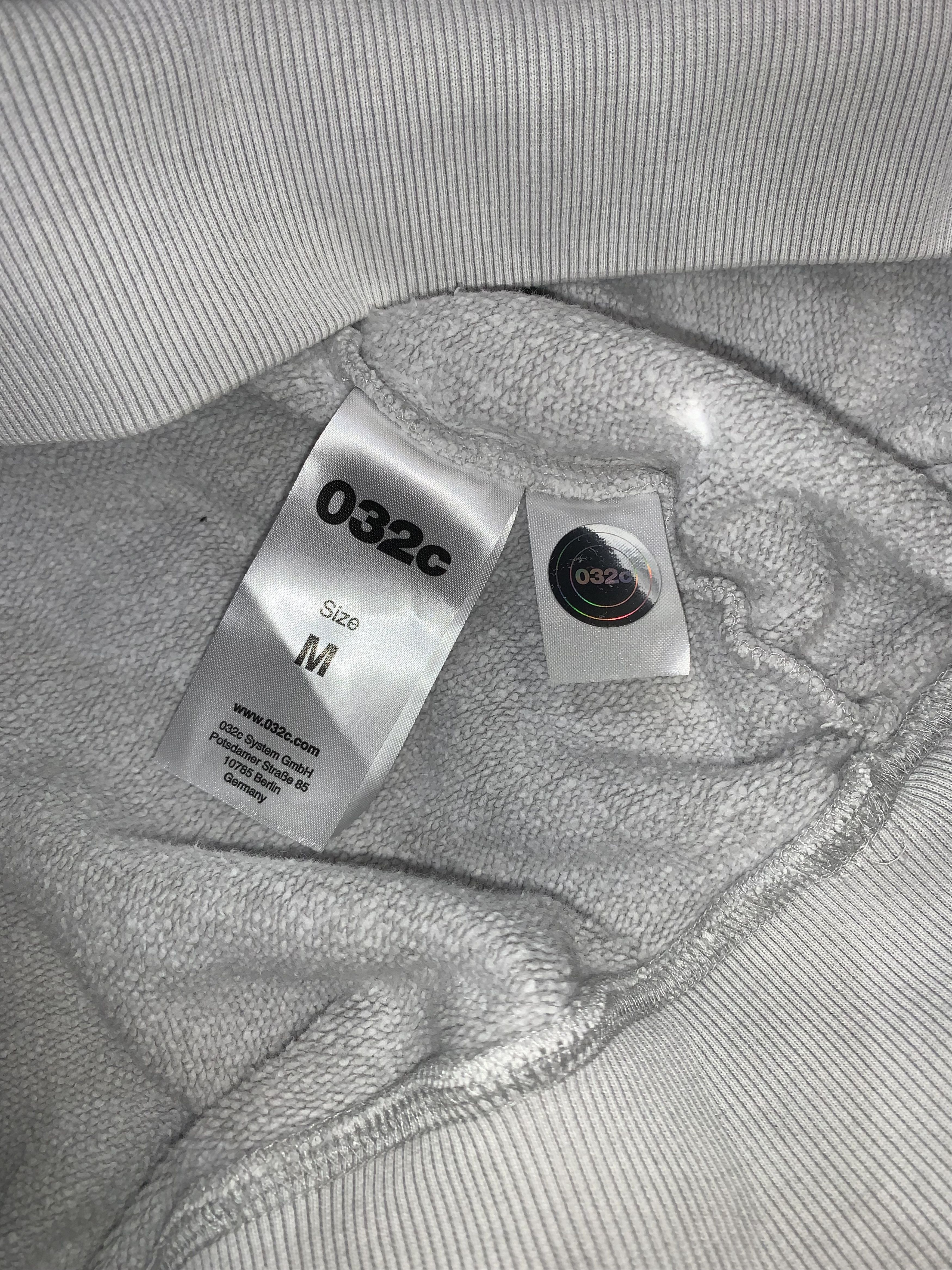 032c 032c Termoreactive Anatomic White/Gray Hoodie Size US M / EU 48-50 / 2 - 15 Thumbnail