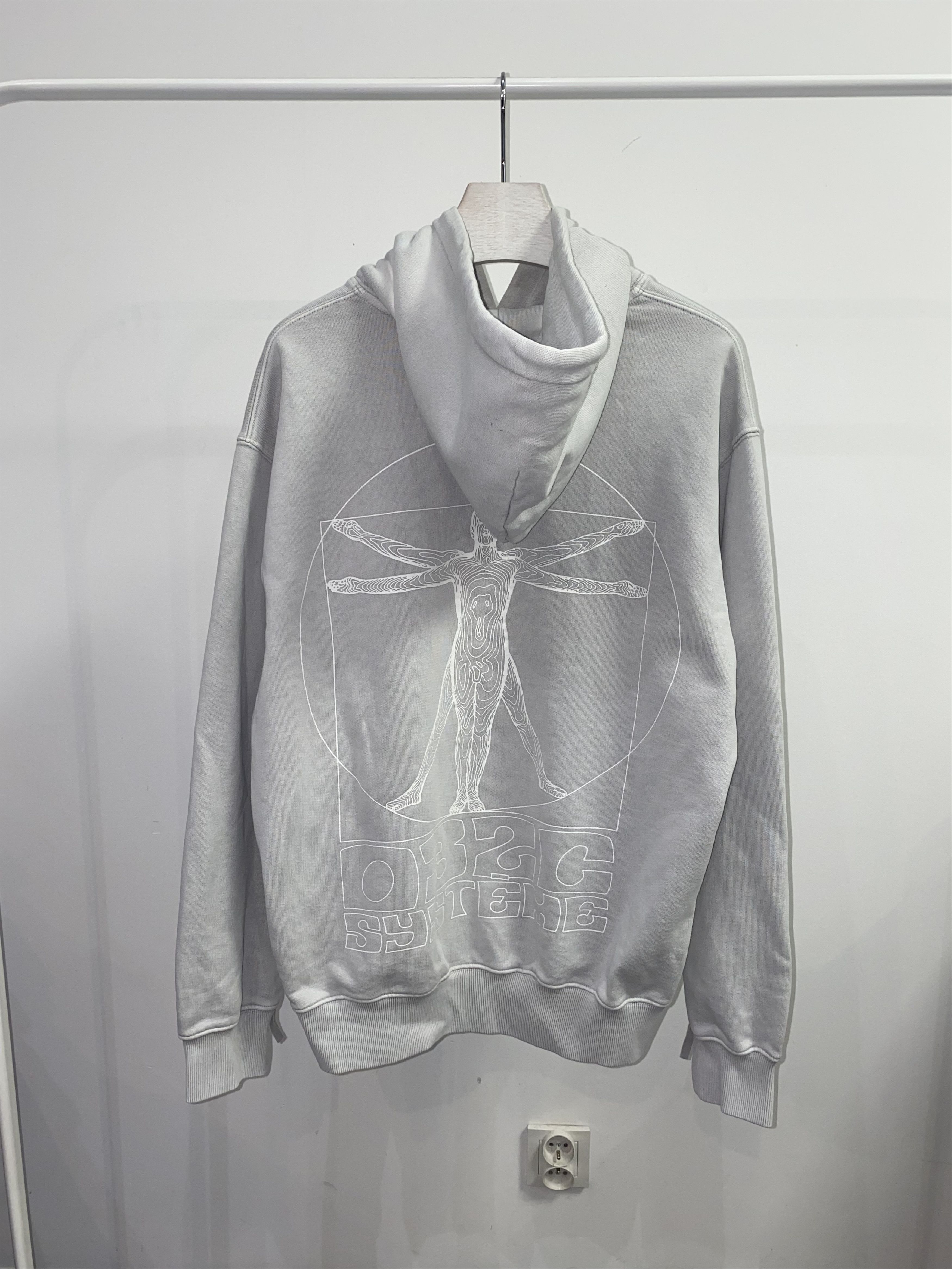 032c 032c Termoreactive Anatomic White/Gray Hoodie Size US M / EU 48-50 / 2 - 2 Thumbnail
