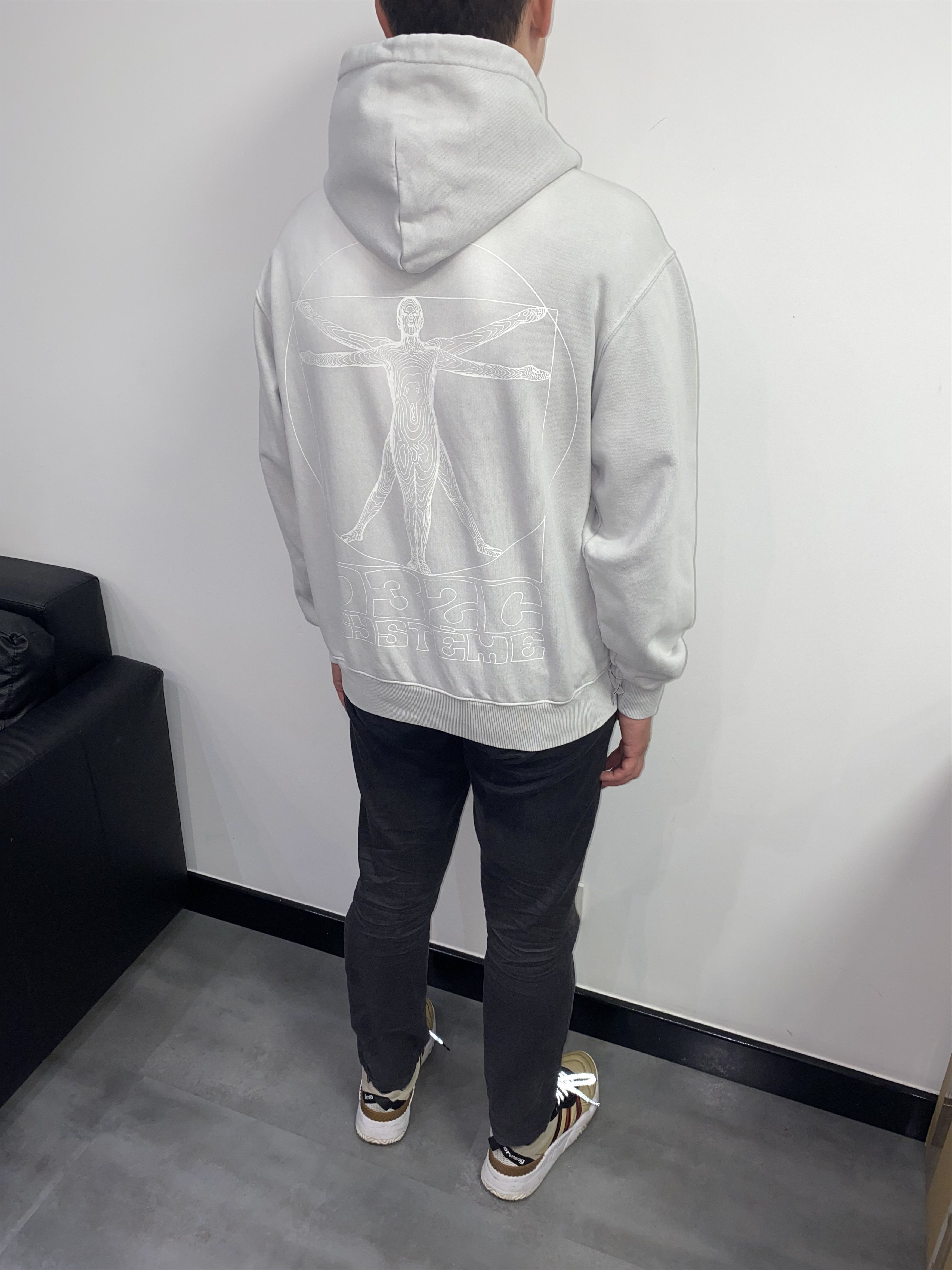 032c 032c Termoreactive Anatomic White/Gray Hoodie Size US M / EU 48-50 / 2 - 10 Thumbnail