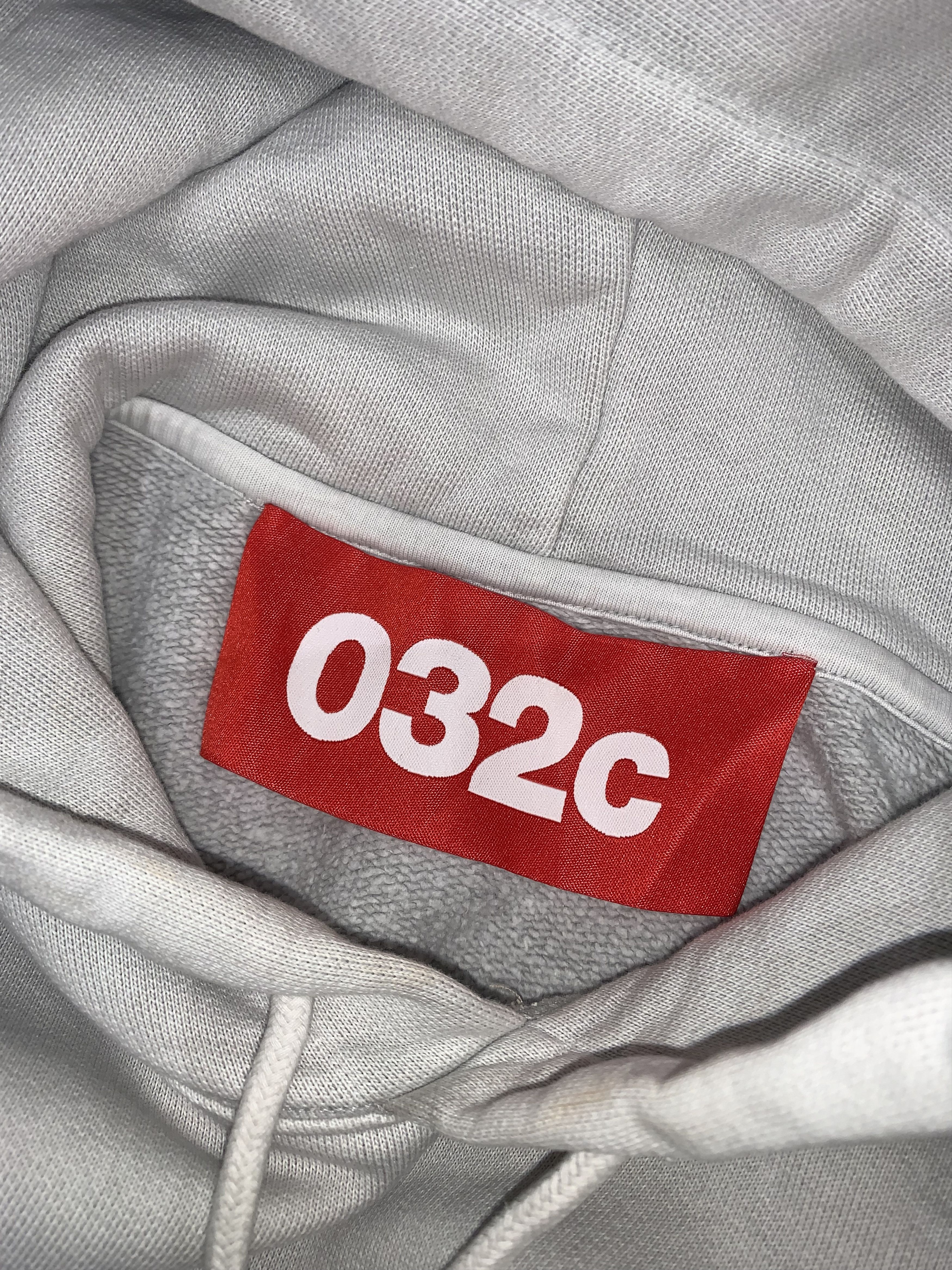 032c 032c Termoreactive Anatomic White/Gray Hoodie Size US M / EU 48-50 / 2 - 14 Thumbnail