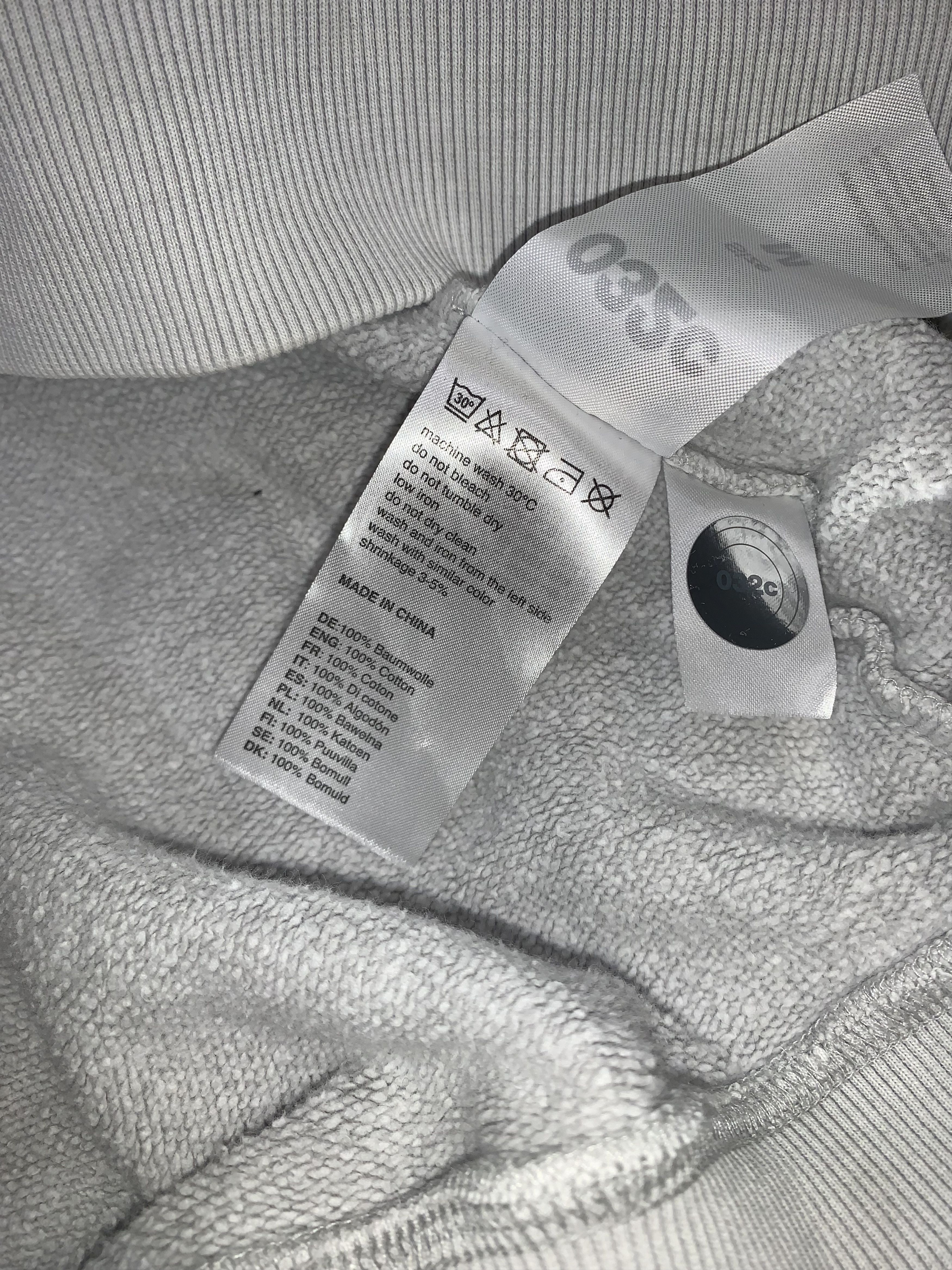 032c 032c Termoreactive Anatomic White/Gray Hoodie Size US M / EU 48-50 / 2 - 16 Thumbnail