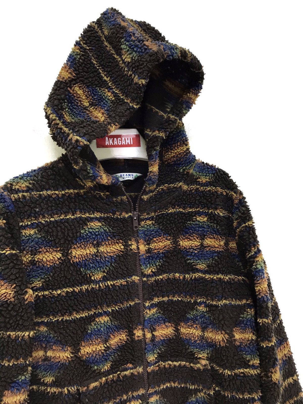 Beams Plus Beams Heart Fleece Hoodie Jacket Native 4🟩6 Size US S / EU 44-46 / 1 - 2 Thumbnail