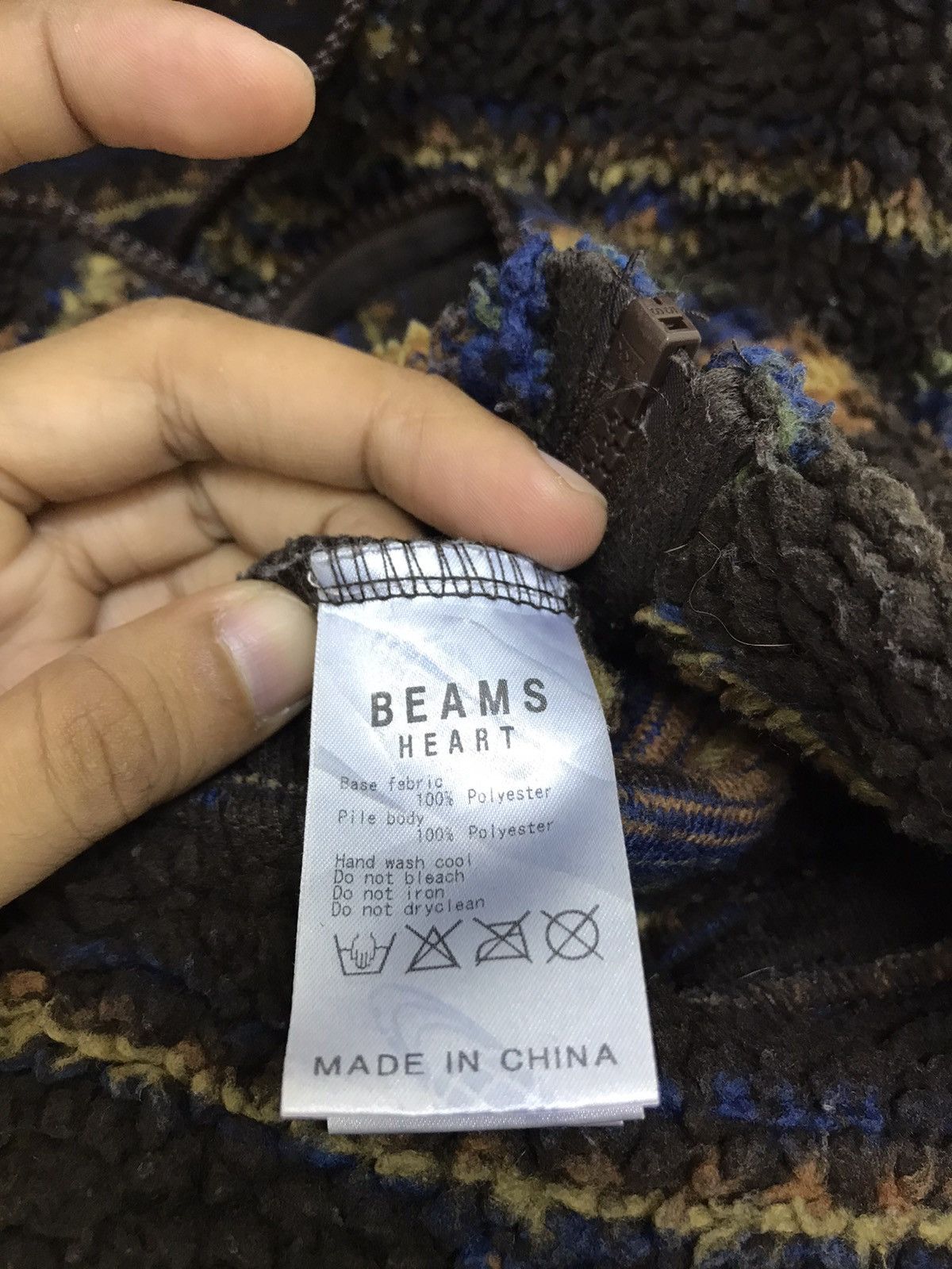 Beams Plus Beams Heart Fleece Hoodie Jacket Native 4🟩6 Size US S / EU 44-46 / 1 - 6 Thumbnail