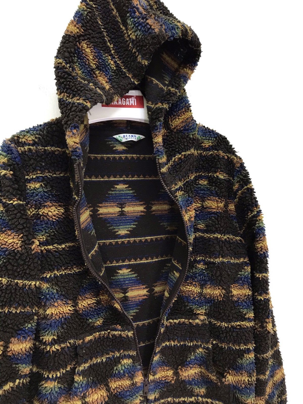 Beams Plus Beams Heart Fleece Hoodie Jacket Native 4🟩6 Size US S / EU 44-46 / 1 - 1 Thumbnail
