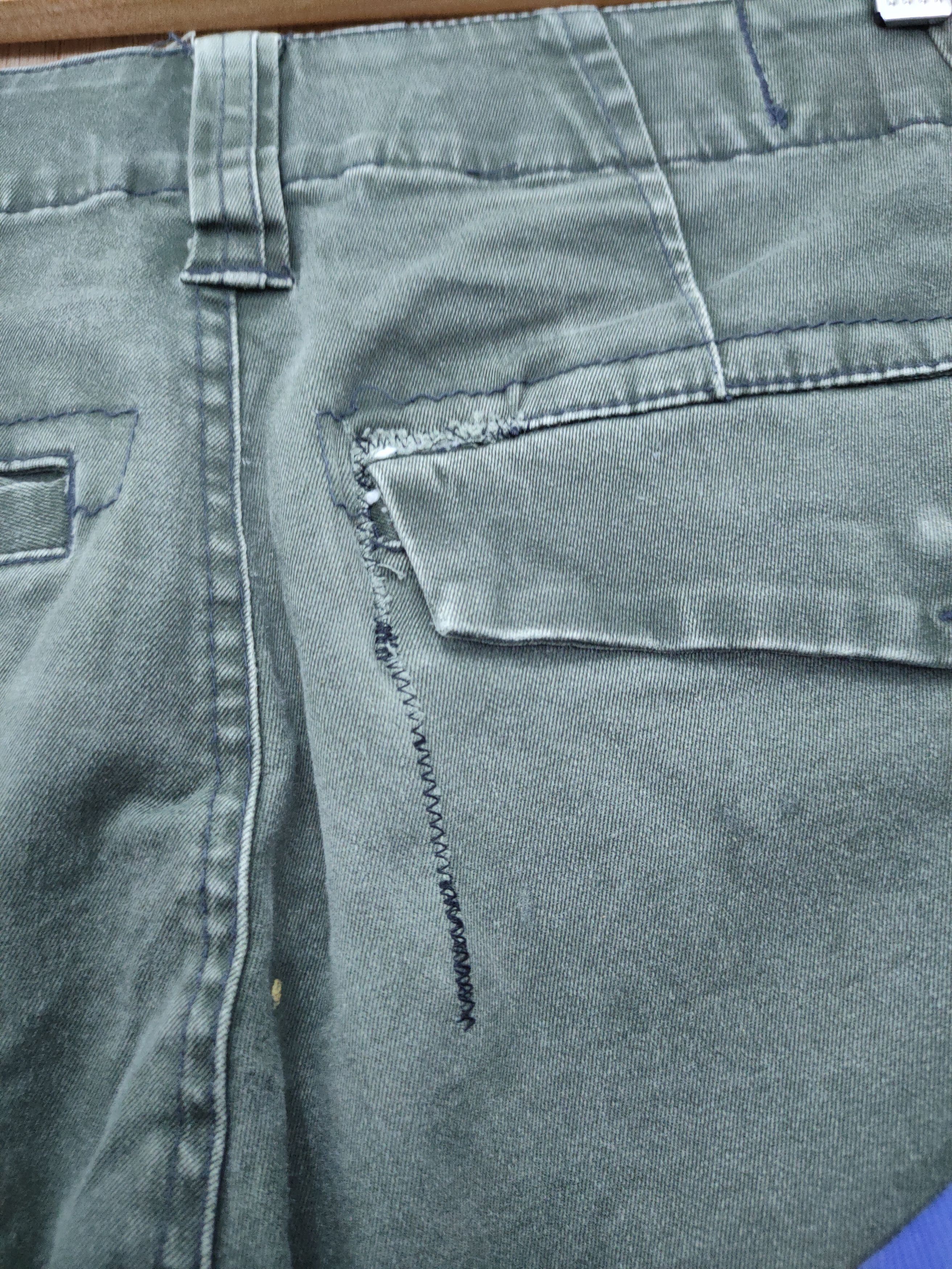 Japanese Brand DL Japan custom reworked reconstruct cargo pants #46-018DLAL Size US 30 / EU 46 - 12 Thumbnail