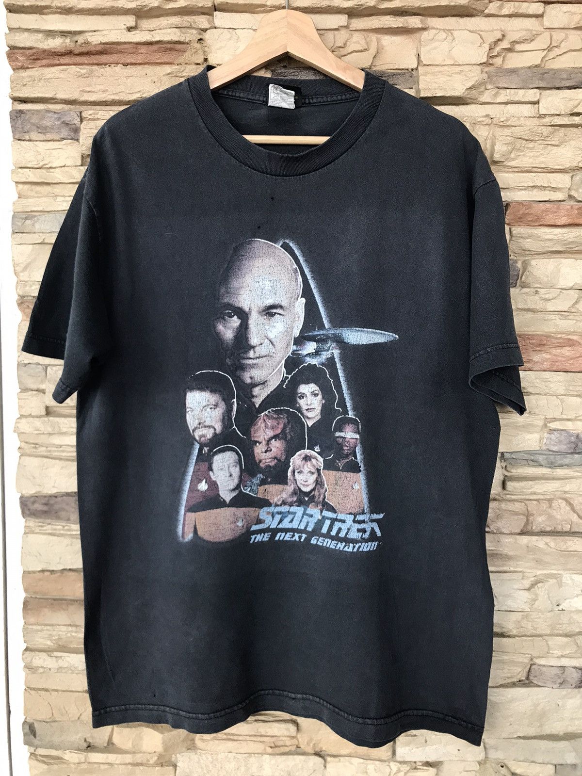 Vintage Vintage Star Trek The Next Generation Distressed Movie Tee Size US L / EU 52-54 / 3 - 1 Thumbnail