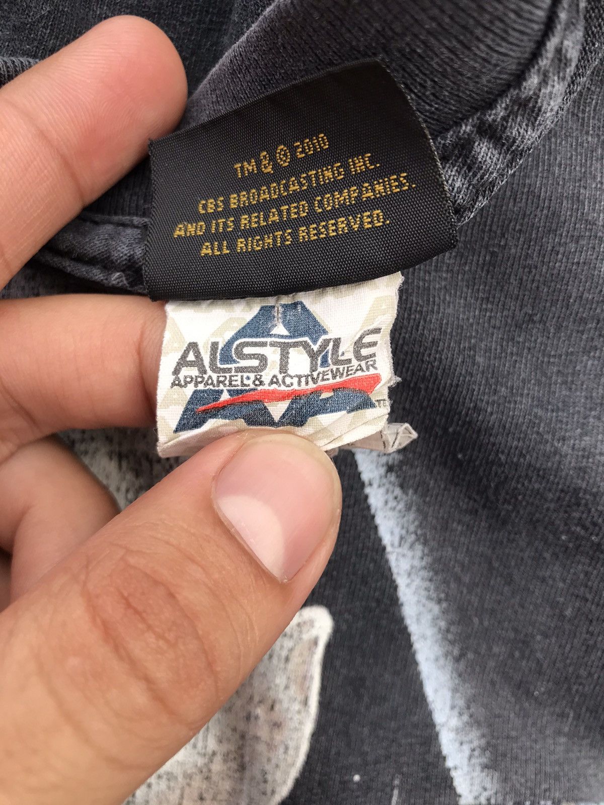Vintage Vintage Star Trek The Next Generation Distressed Movie Tee Size US L / EU 52-54 / 3 - 10 Thumbnail