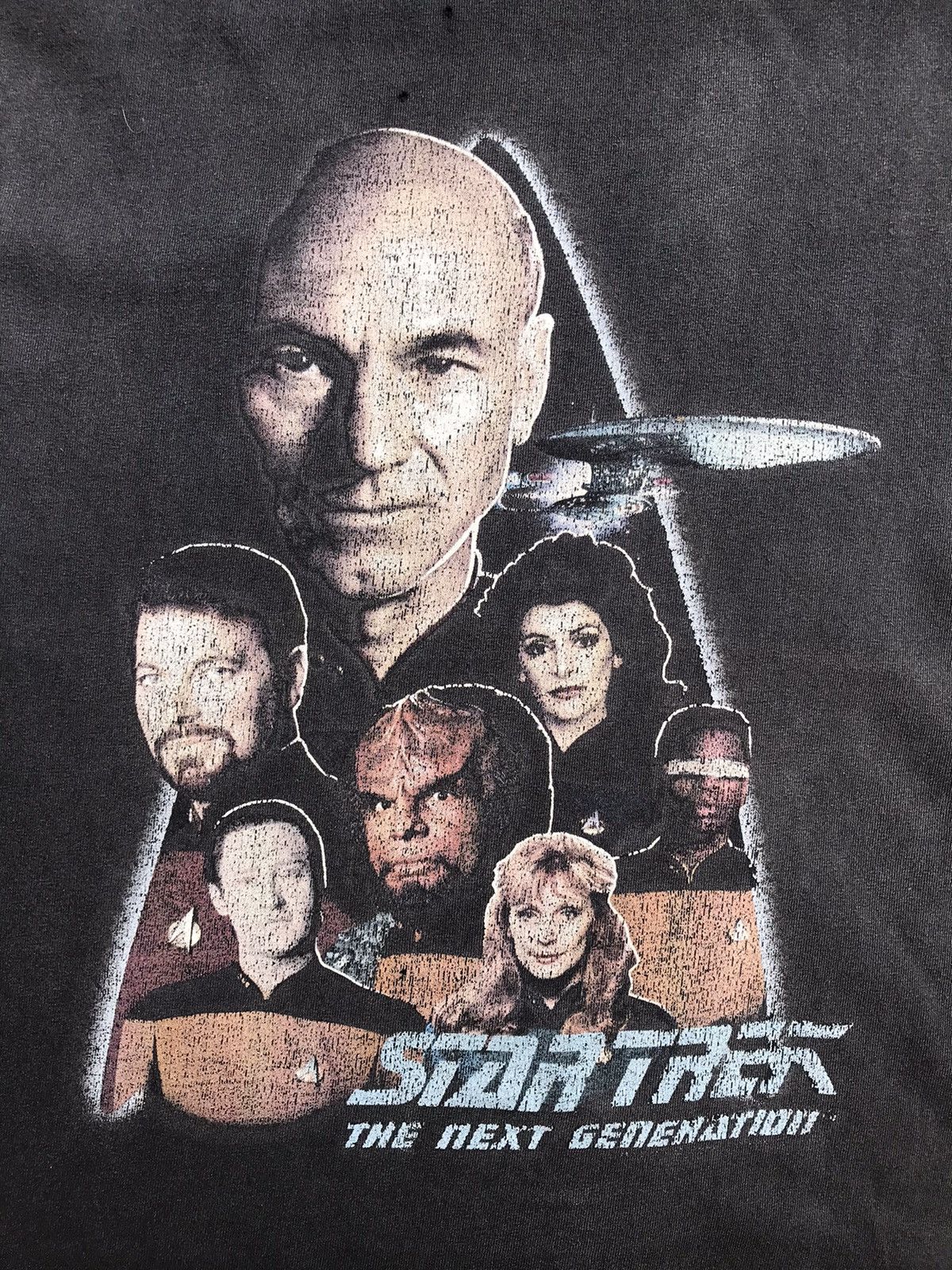 Vintage Vintage Star Trek The Next Generation Distressed Movie Tee Size US L / EU 52-54 / 3 - 2 Thumbnail