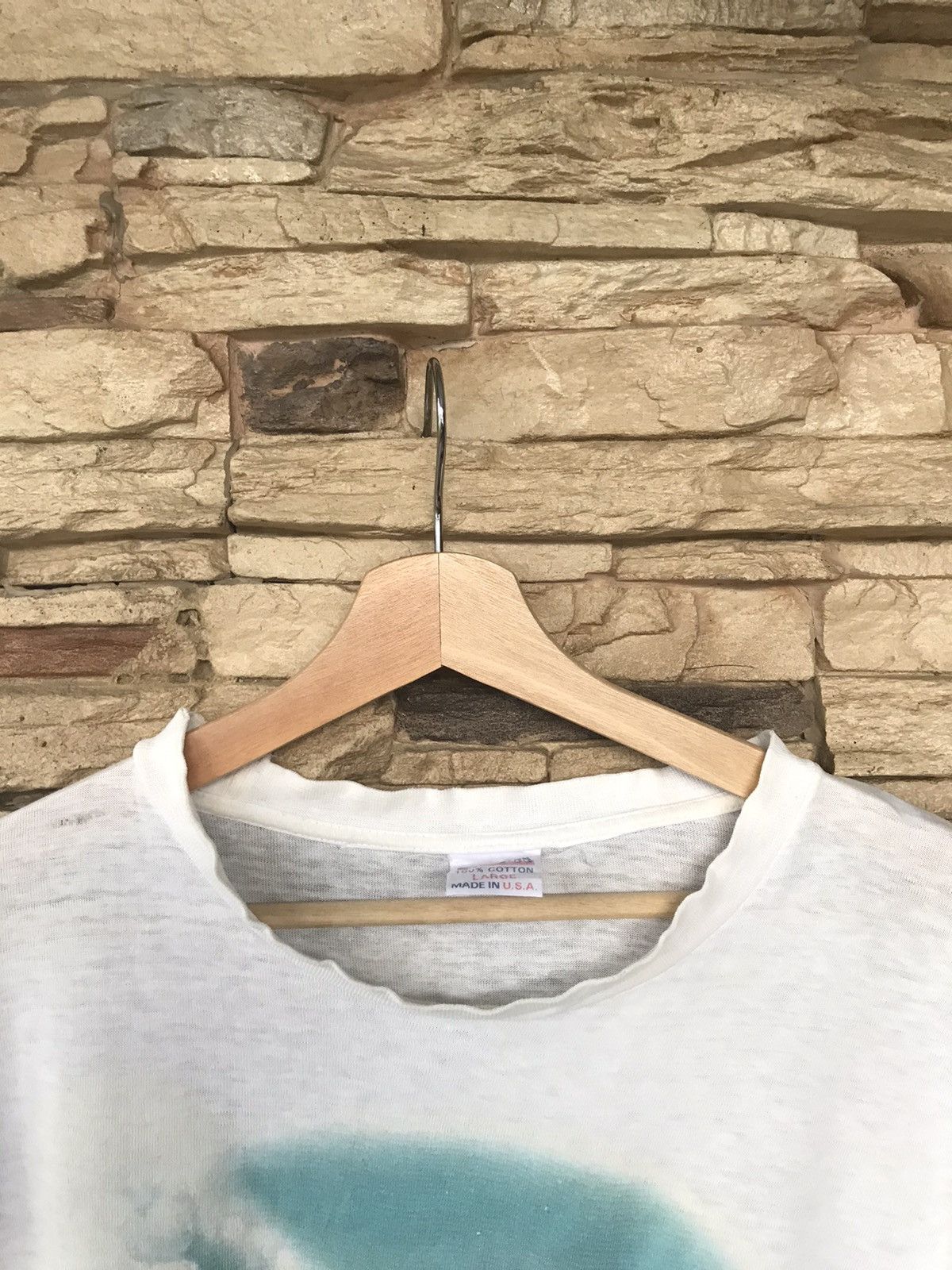 Vintage Distressed Surfboarding Lucas Art Tee surfstyle Size US L / EU 52-54 / 3 - 4 Thumbnail