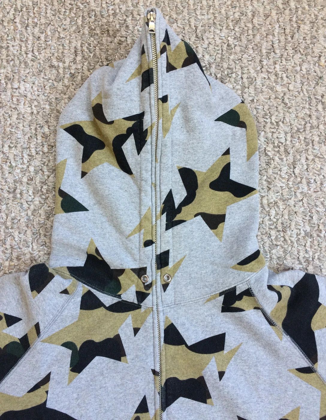 Bape OG Bapesta Stars Full Zip Hoodie size XXL Size US XXL / EU 58 / 5 - 2 Thumbnail