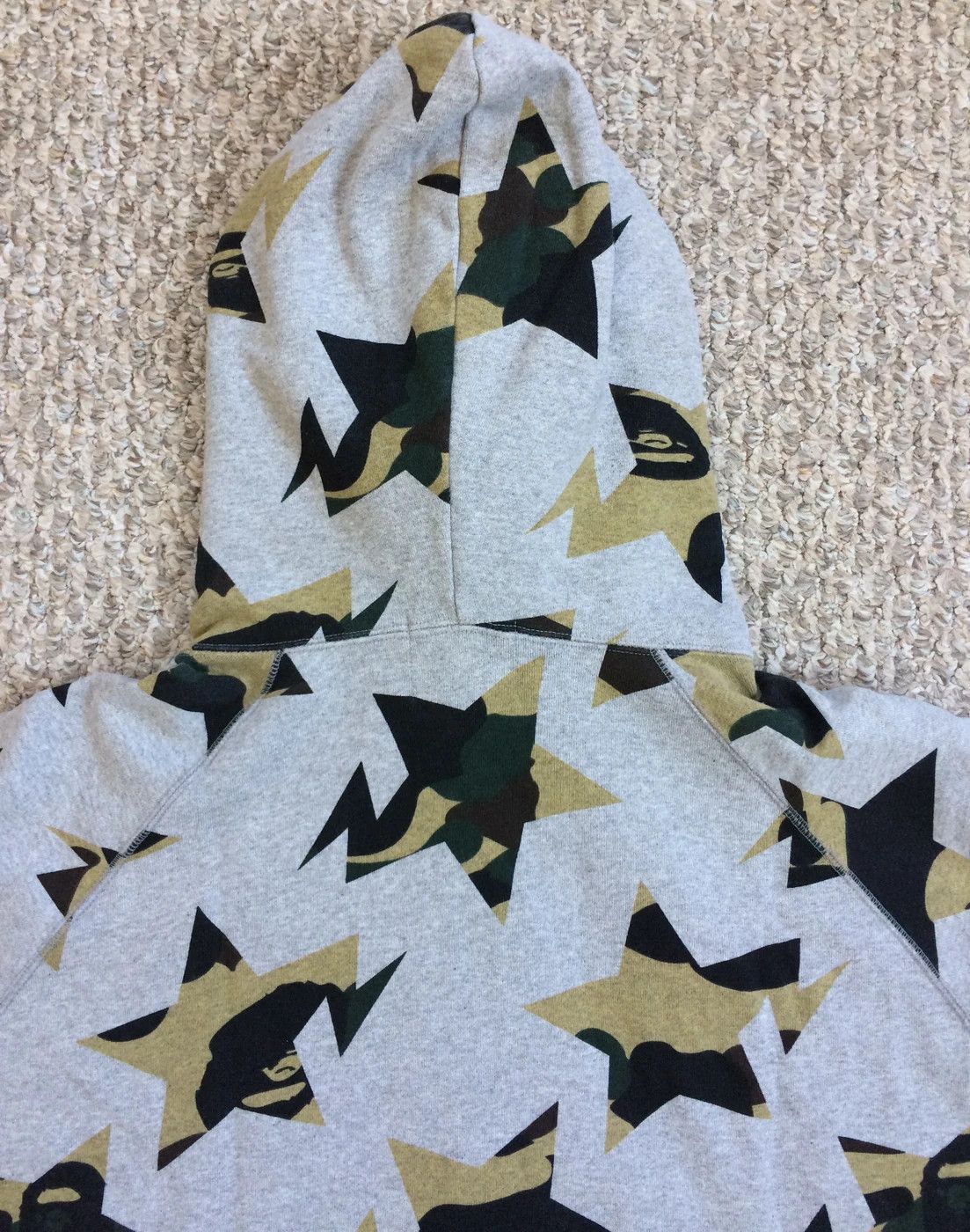 Bape OG Bapesta Stars Full Zip Hoodie size XXL Size US XXL / EU 58 / 5 - 8 Thumbnail