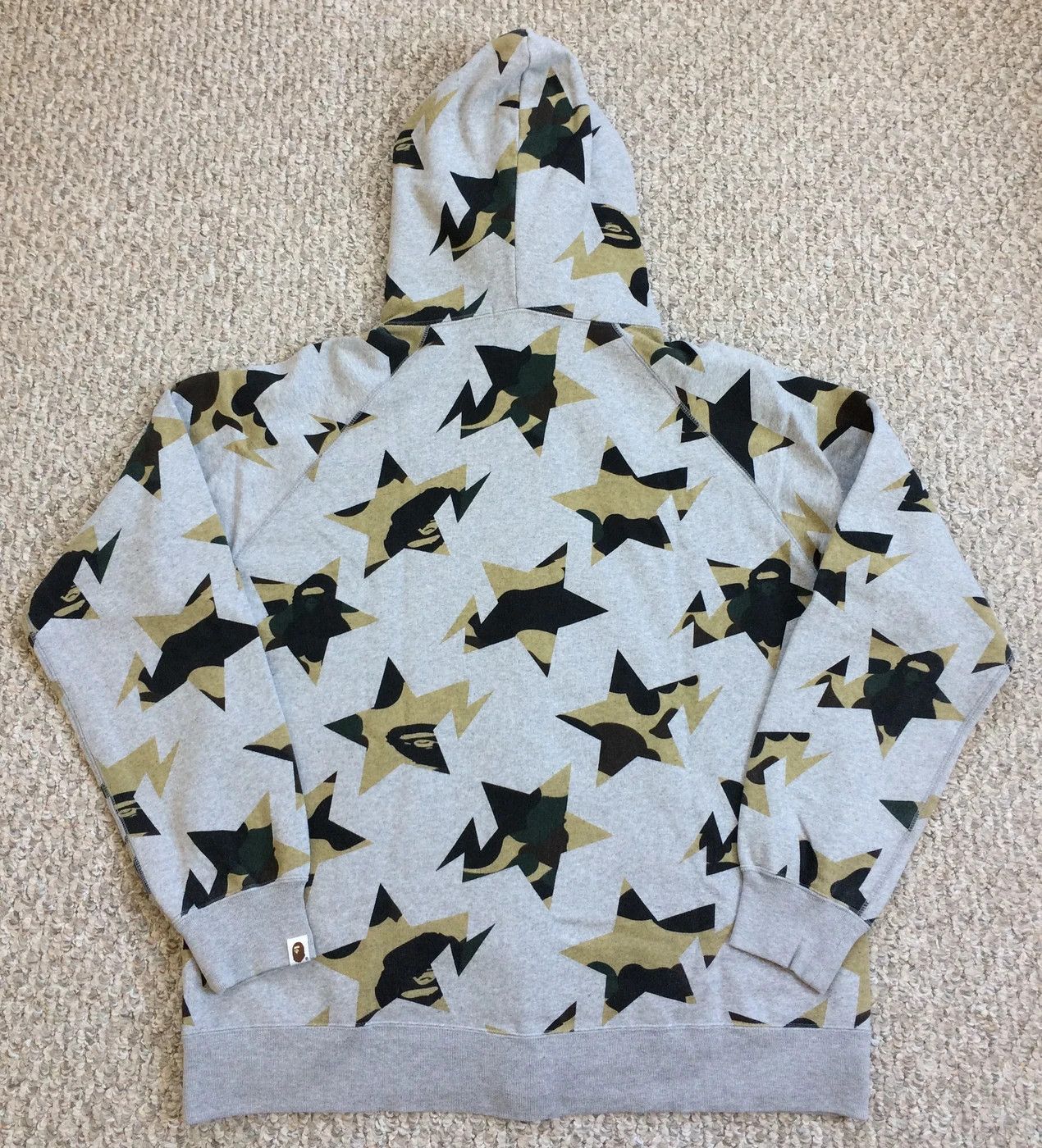 Bape OG Bapesta Stars Full Zip Hoodie size XXL Size US XXL / EU 58 / 5 - 7 Thumbnail