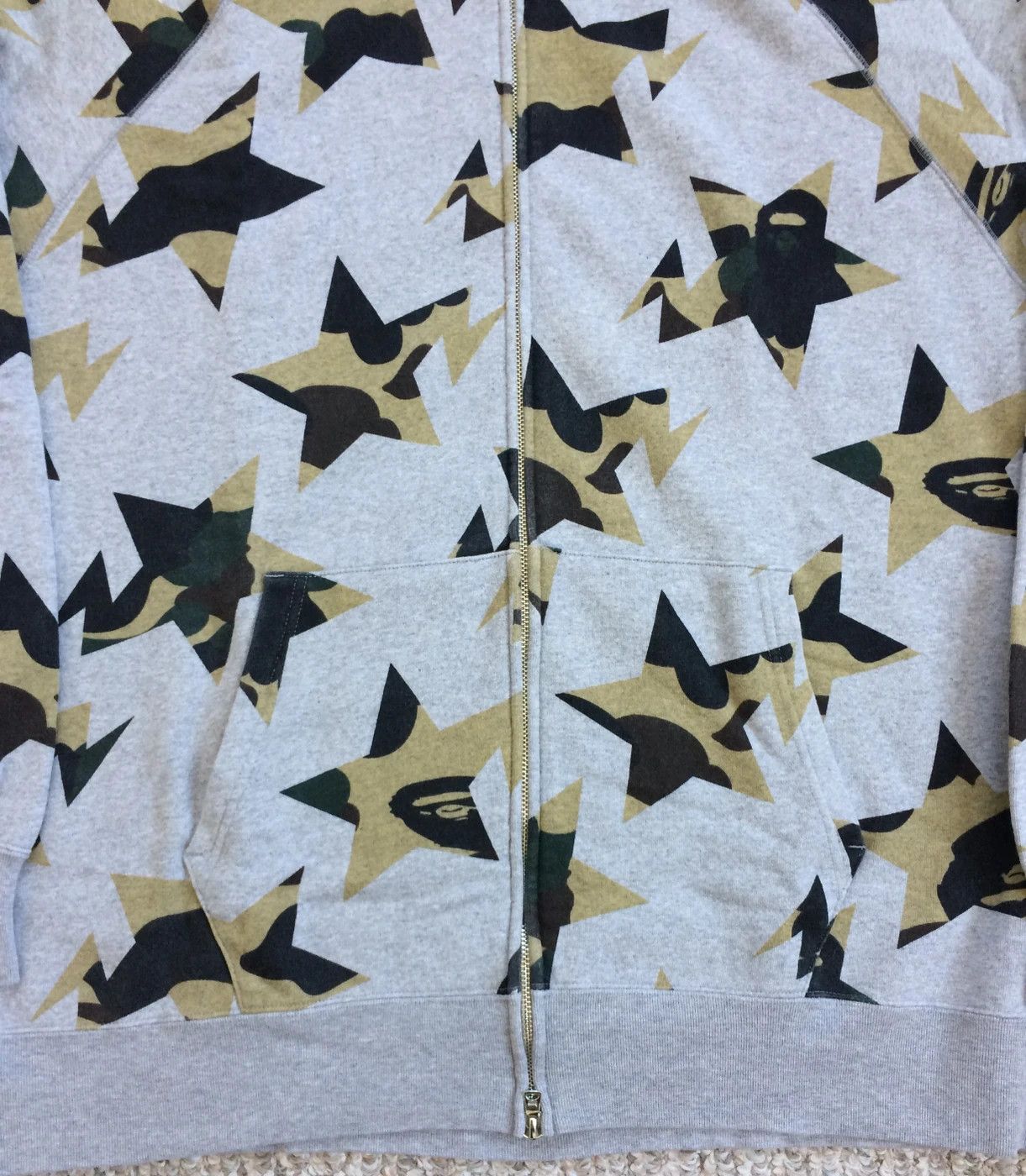 Bape OG Bapesta Stars Full Zip Hoodie size XXL Size US XXL / EU 58 / 5 - 3 Thumbnail