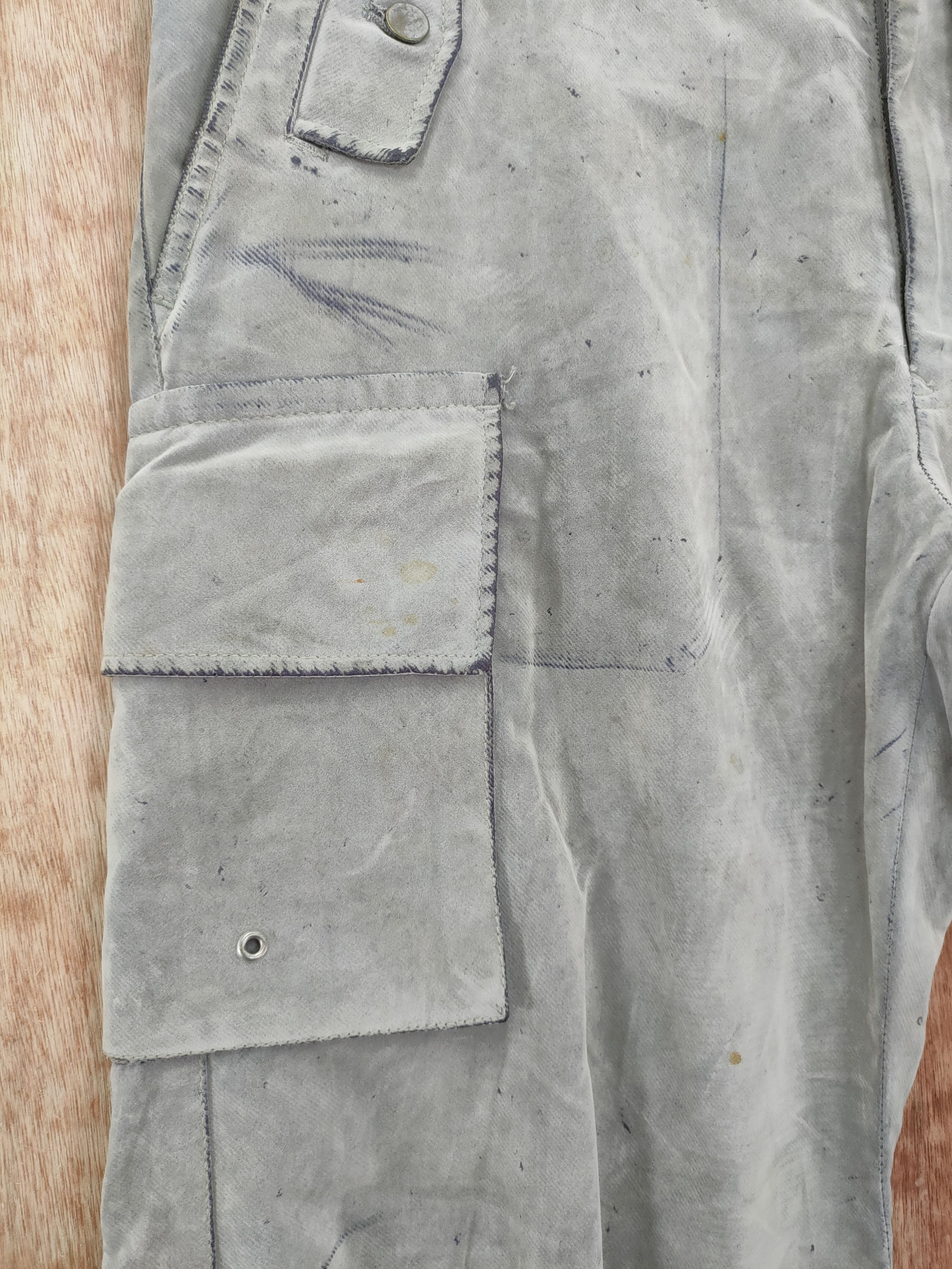 Tete Homme Tete Homme Issey Miyake multipocket cargo pants #46-080DLAL Size US 33 - 8 Thumbnail