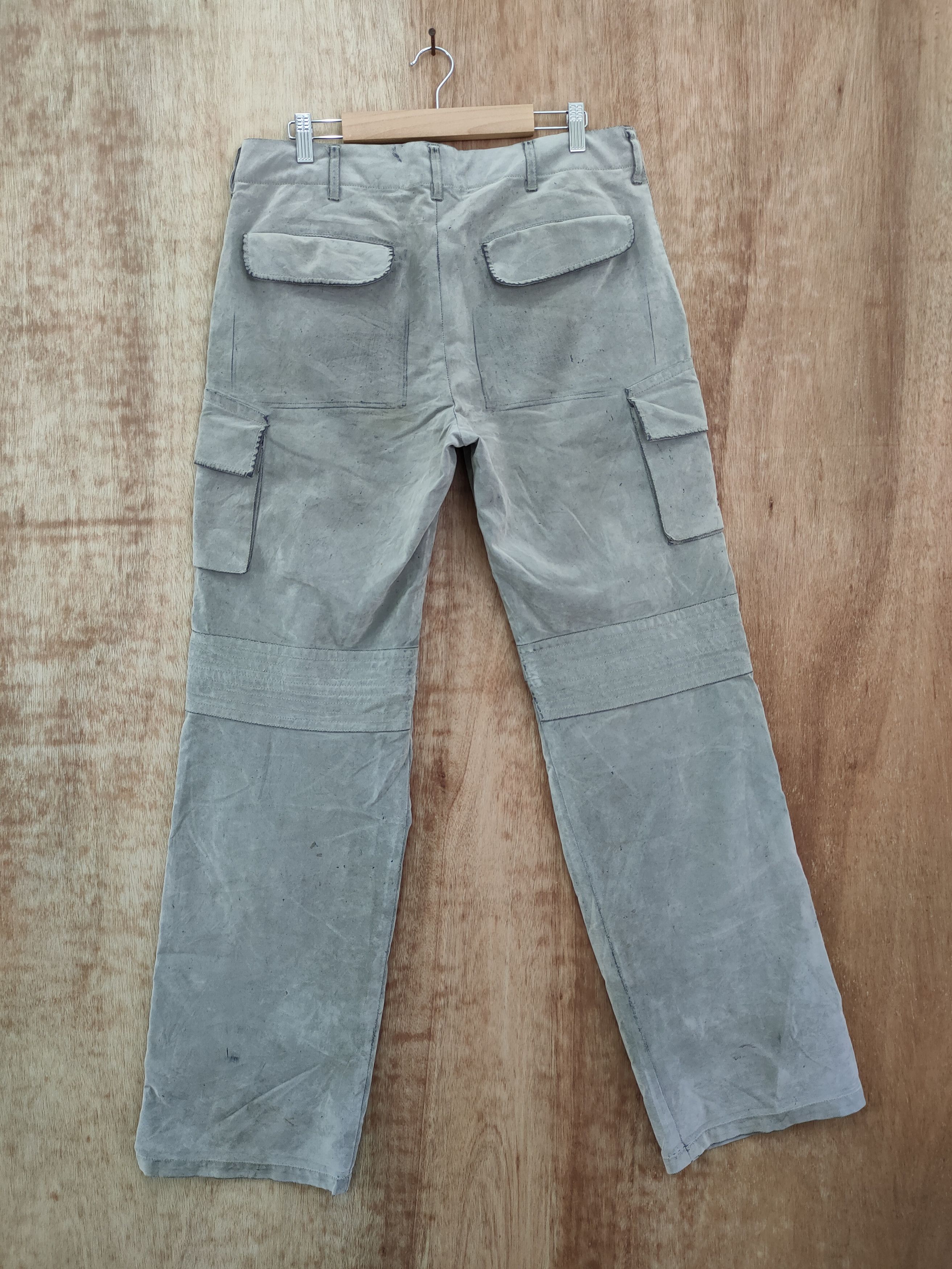 Tete Homme Tete Homme Issey Miyake multipocket cargo pants #46-080DLAL Size US 33 - 11 Thumbnail