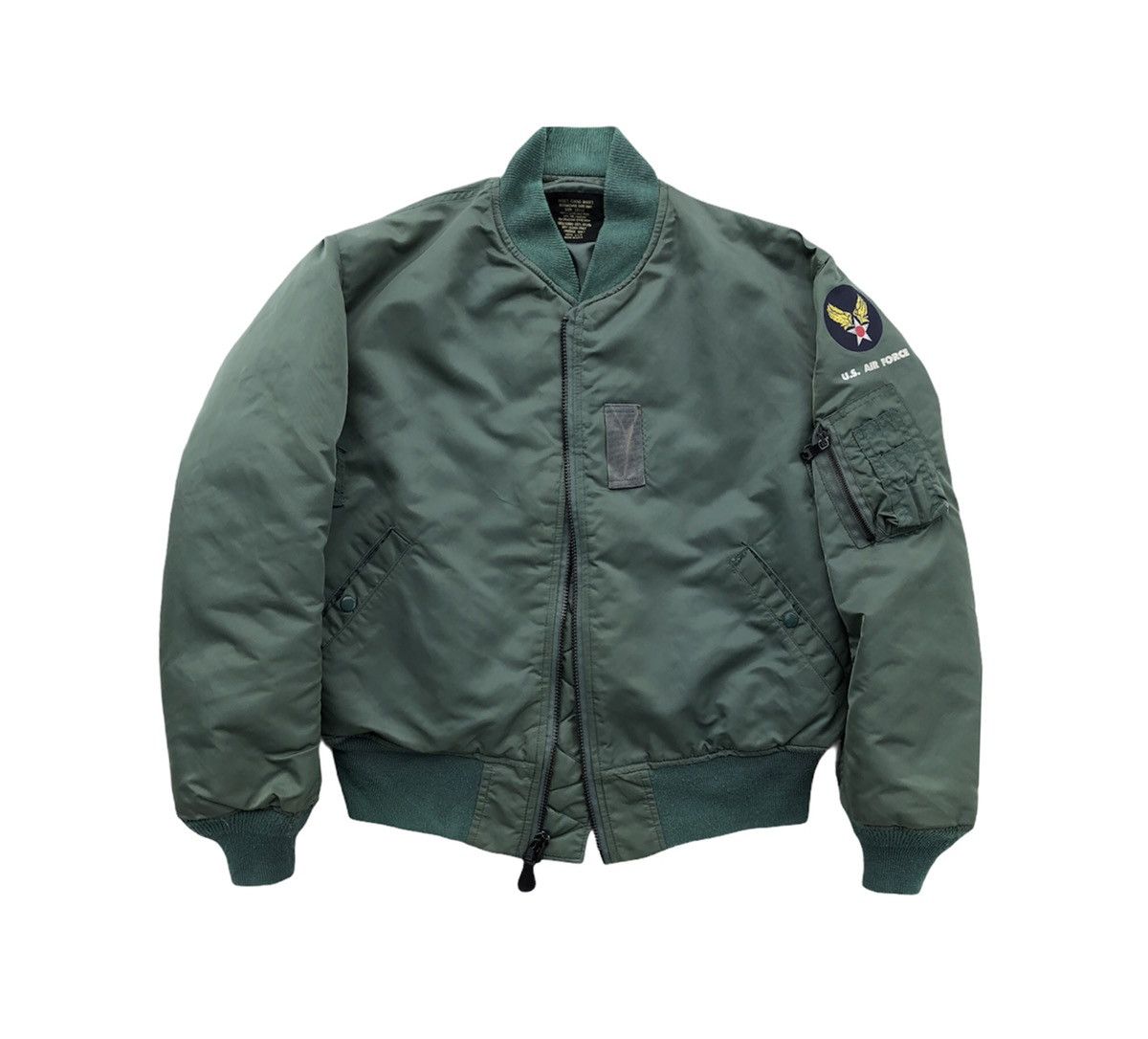 Vintage Vintage U.S Air Force Flying Jacket Man's Intermediate Ma-1 Size US L / EU 52-54 / 3 - 3 Thumbnail