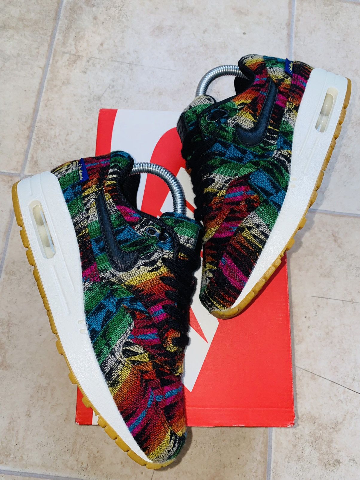Nike × Patta × Pendleton NikeLab Air Max1 Atmos 2017 Clot Tn Parra Size US 6 / IT 36 - 5 Thumbnail