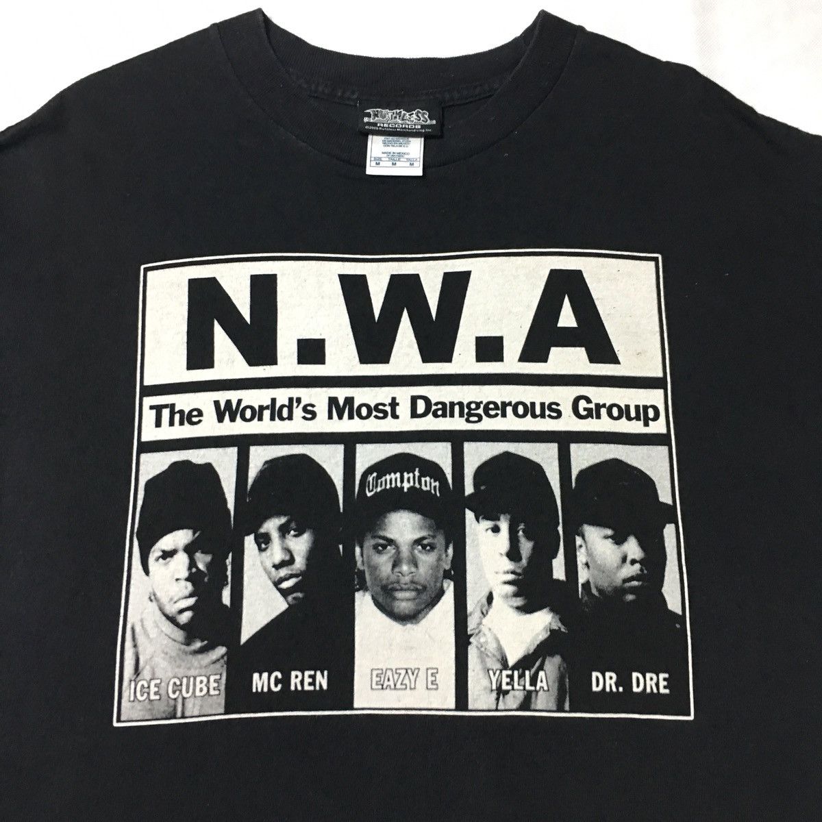 Band Tees Vintage Nwa Straight Outta Compton Hip Hop Rap Tees Size US M / EU 48-50 / 2 - 1 Thumbnail
