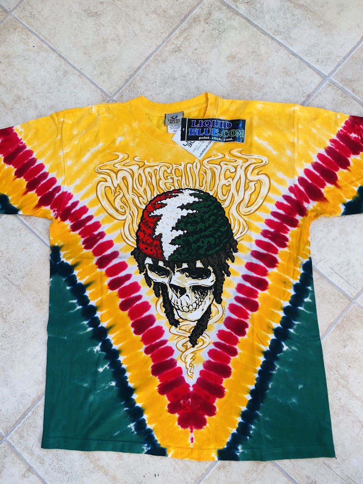 Flatbush Zombies LiquidBlue 2003 Rasta DeadDye NikeSB Pleasures Size US L / EU 52-54 / 3 - 1 Thumbnail