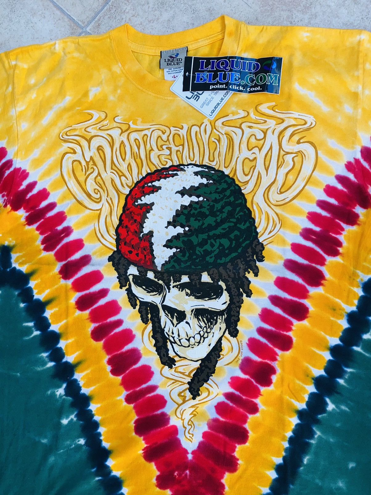 Flatbush Zombies LiquidBlue 2003 Rasta DeadDye NikeSB Pleasures Size US L / EU 52-54 / 3 - 3 Thumbnail