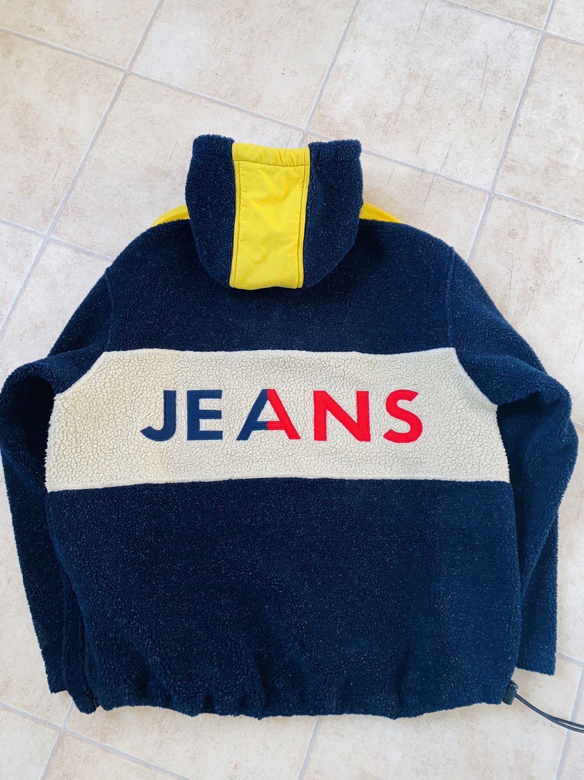 Kith × Tommy Hilfiger × Vintage Tommy Hilfiger Big Logo Fleece Sherpa 90s Kith Carhartt Size US XL / EU 56 / 4 - 5 Thumbnail