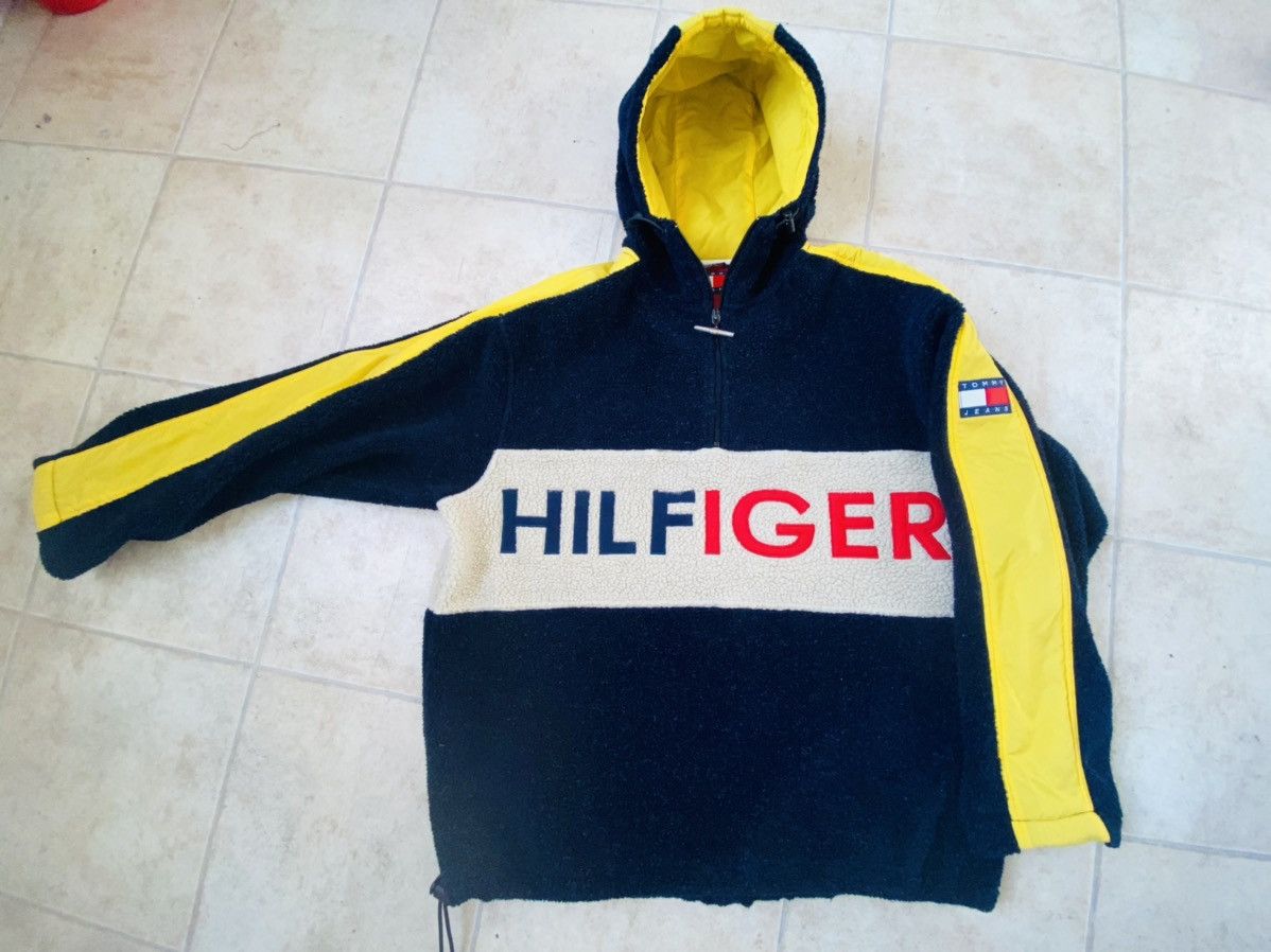 Kith × Tommy Hilfiger × Vintage Tommy Hilfiger Big Logo Fleece Sherpa 90s Kith Carhartt Size US XL / EU 56 / 4 - 2 Thumbnail