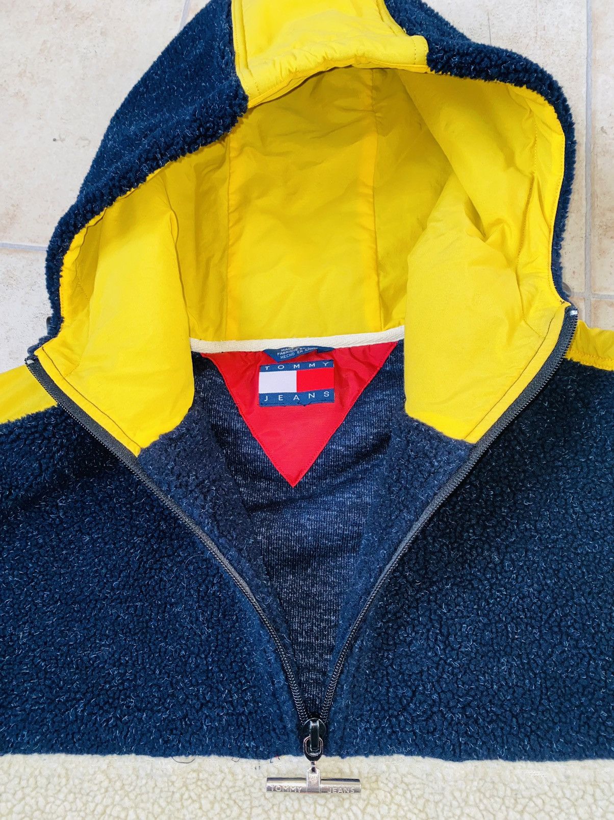 Kith × Tommy Hilfiger × Vintage Tommy Hilfiger Big Logo Fleece Sherpa 90s Kith Carhartt Size US XL / EU 56 / 4 - 4 Thumbnail