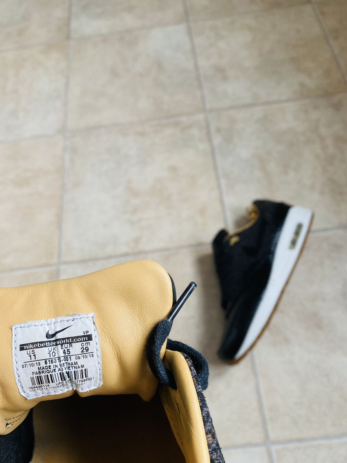 Nike × Pendleton × atmos NikeLab Air Max 1 FB Leopard 2014 Safari Fragment Bw Parra Size US 11 / EU 44 - 9 Thumbnail
