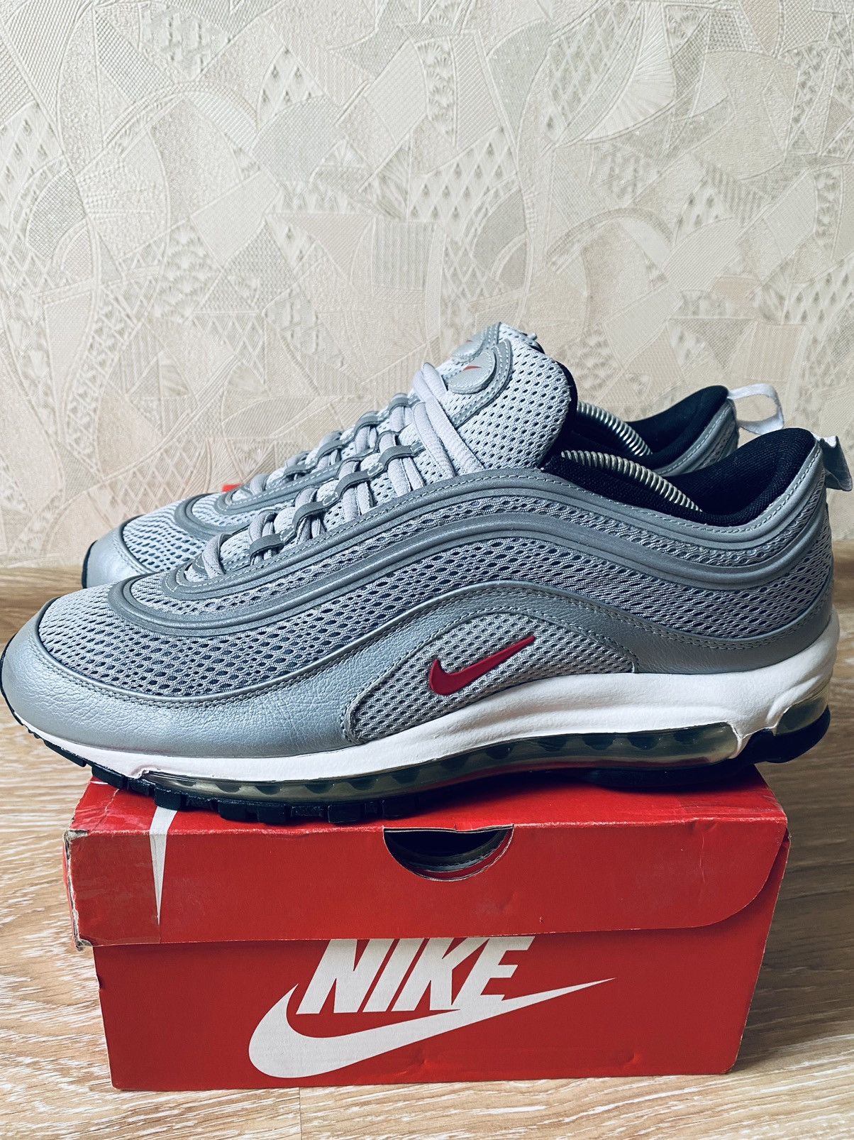 Japanese Brand × Nike Nike Air Max 97 Prm Silver Bullet Bw Atmos Size US 9.5 / EU 42-43 - 5 Thumbnail