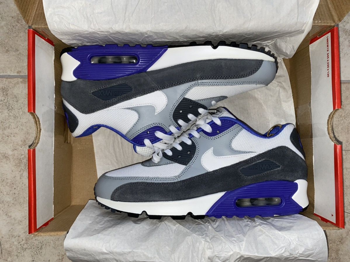 Nike × atmos NikeLab AirMax 90 Purple 2015 Bw 95 Tn Parra Size US 9.5 / EU 42-43 - 3 Thumbnail