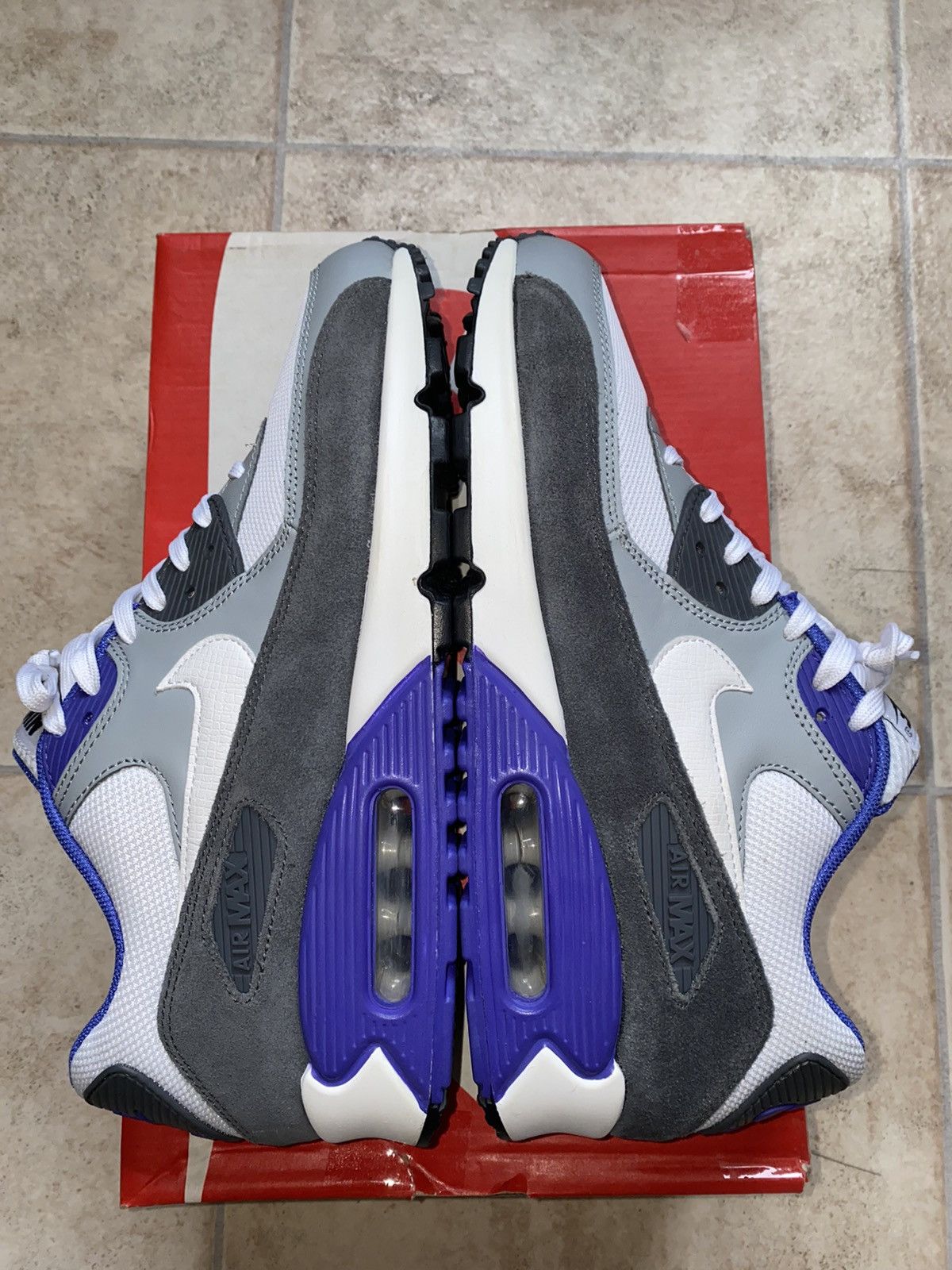 Nike × atmos NikeLab AirMax 90 Purple 2015 Bw 95 Tn Parra Size US 9.5 / EU 42-43 - 11 Thumbnail