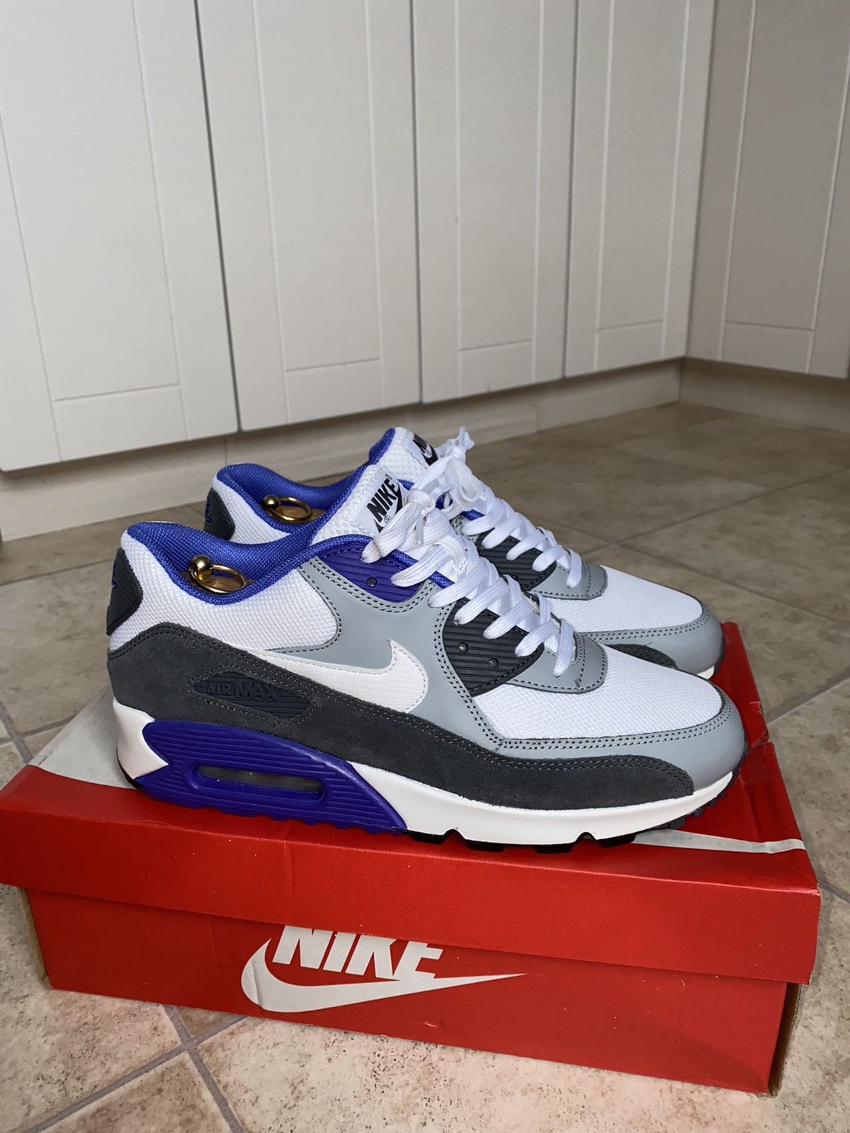 Nike × atmos NikeLab AirMax 90 Purple 2015 Bw 95 Tn Parra Size US 9.5 / EU 42-43 - 14 Thumbnail