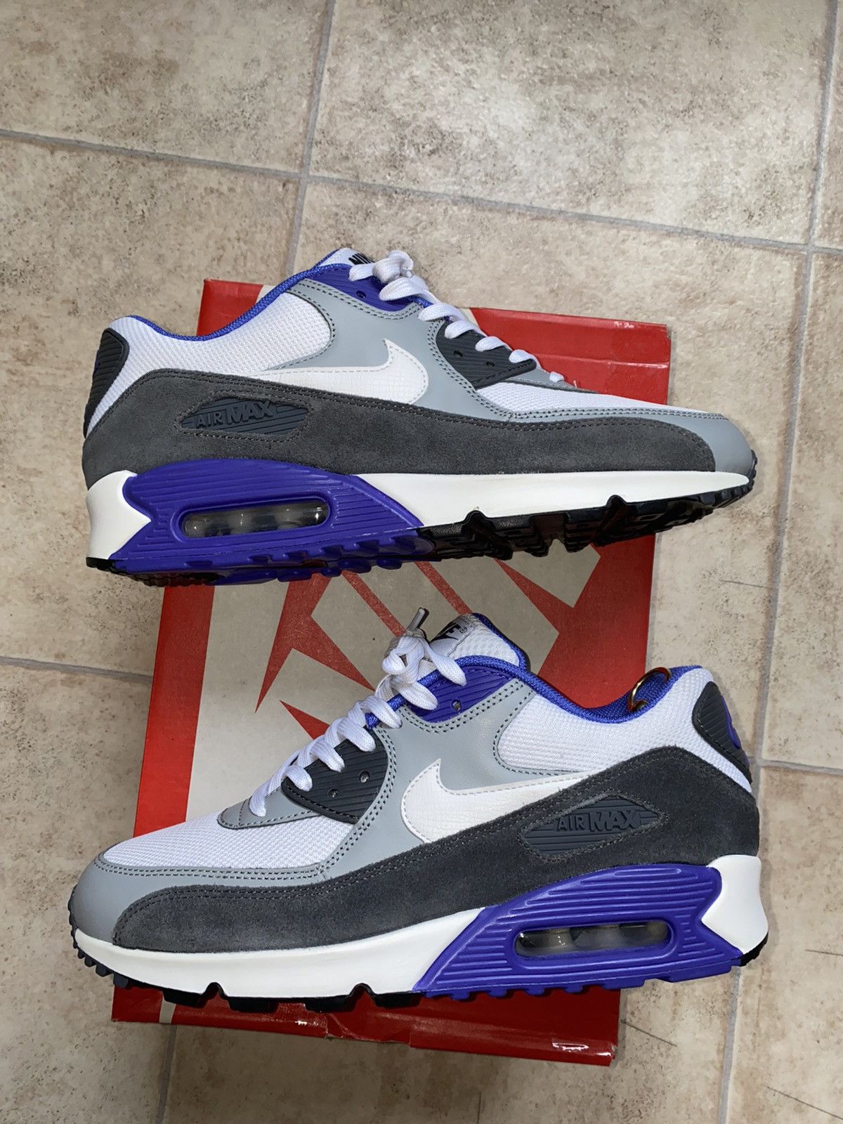 Nike × atmos NikeLab AirMax 90 Purple 2015 Bw 95 Tn Parra Size US 9.5 / EU 42-43 - 6 Thumbnail