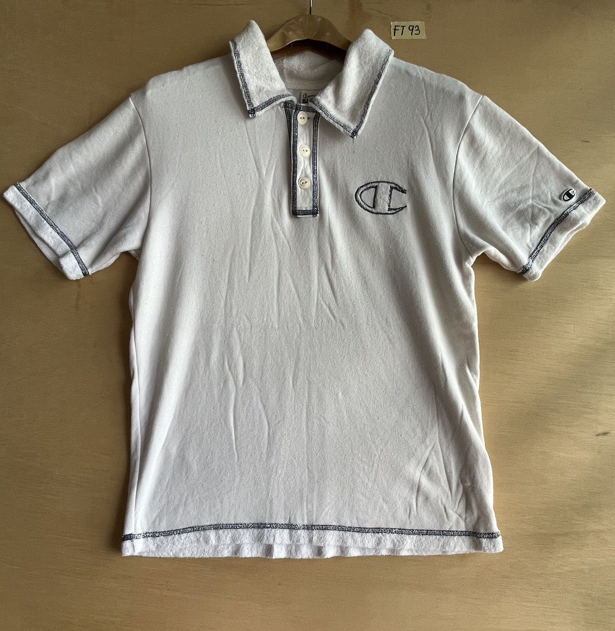 Champion × Vintage Vintage champion polo tee ft93 Size US L / EU 52-54 / 3 - 1 Thumbnail