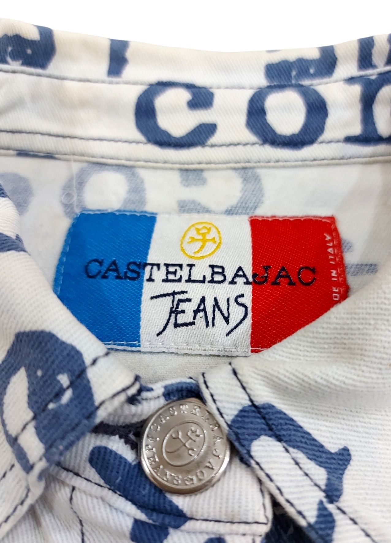 Designer × Jean Charles De Castelbajac RARE! VTG JC DE CASTELBAJAC MADE IN ITALY SPELL OUT JACKET Size S / US 4 / IT 40 - 7 Thumbnail