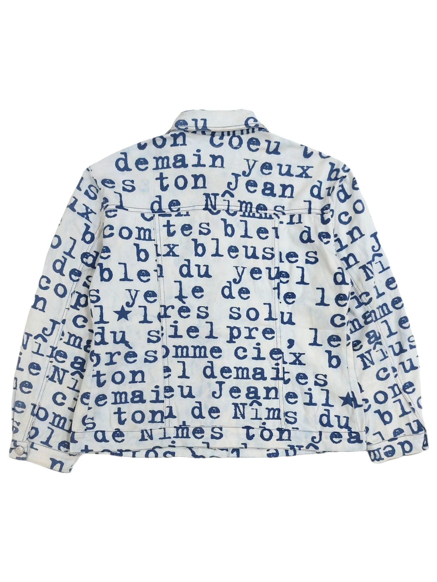 Designer × Jean Charles De Castelbajac RARE! VTG JC DE CASTELBAJAC MADE IN ITALY SPELL OUT JACKET Size S / US 4 / IT 40 - 2 Thumbnail