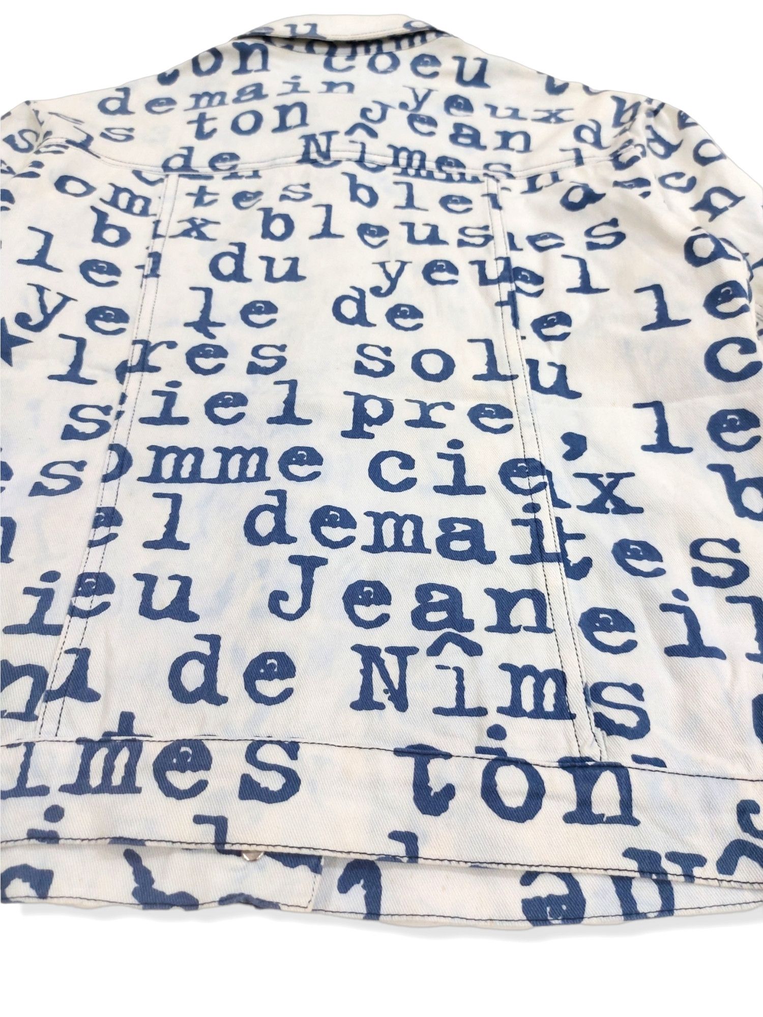 Designer × Jean Charles De Castelbajac RARE! VTG JC DE CASTELBAJAC MADE IN ITALY SPELL OUT JACKET Size S / US 4 / IT 40 - 6 Thumbnail