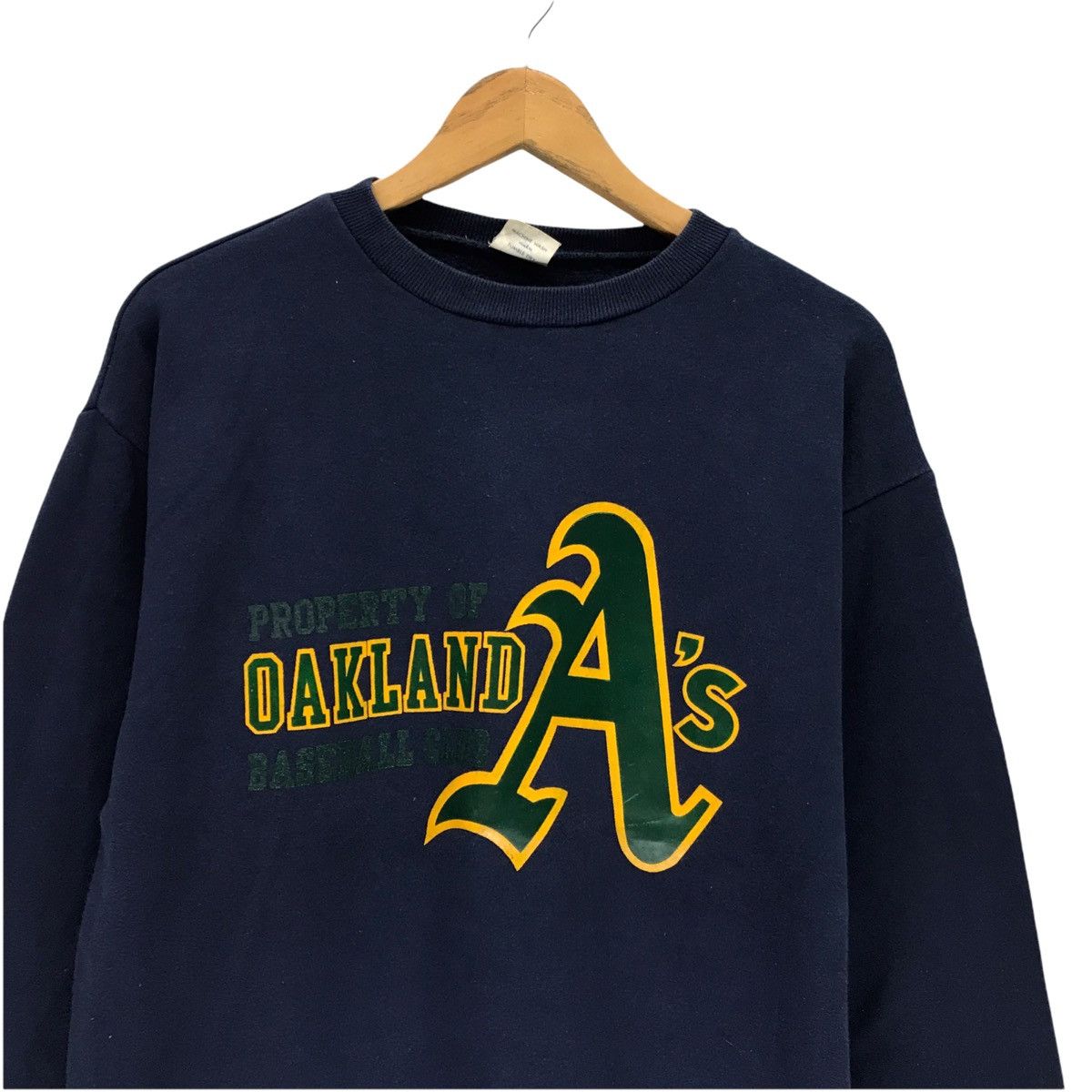 MLB × Sports Specialties Vintage Property Baseball Sweatshirt Oakland Athletics Size US M / EU 48-50 / 2 - 2 Thumbnail