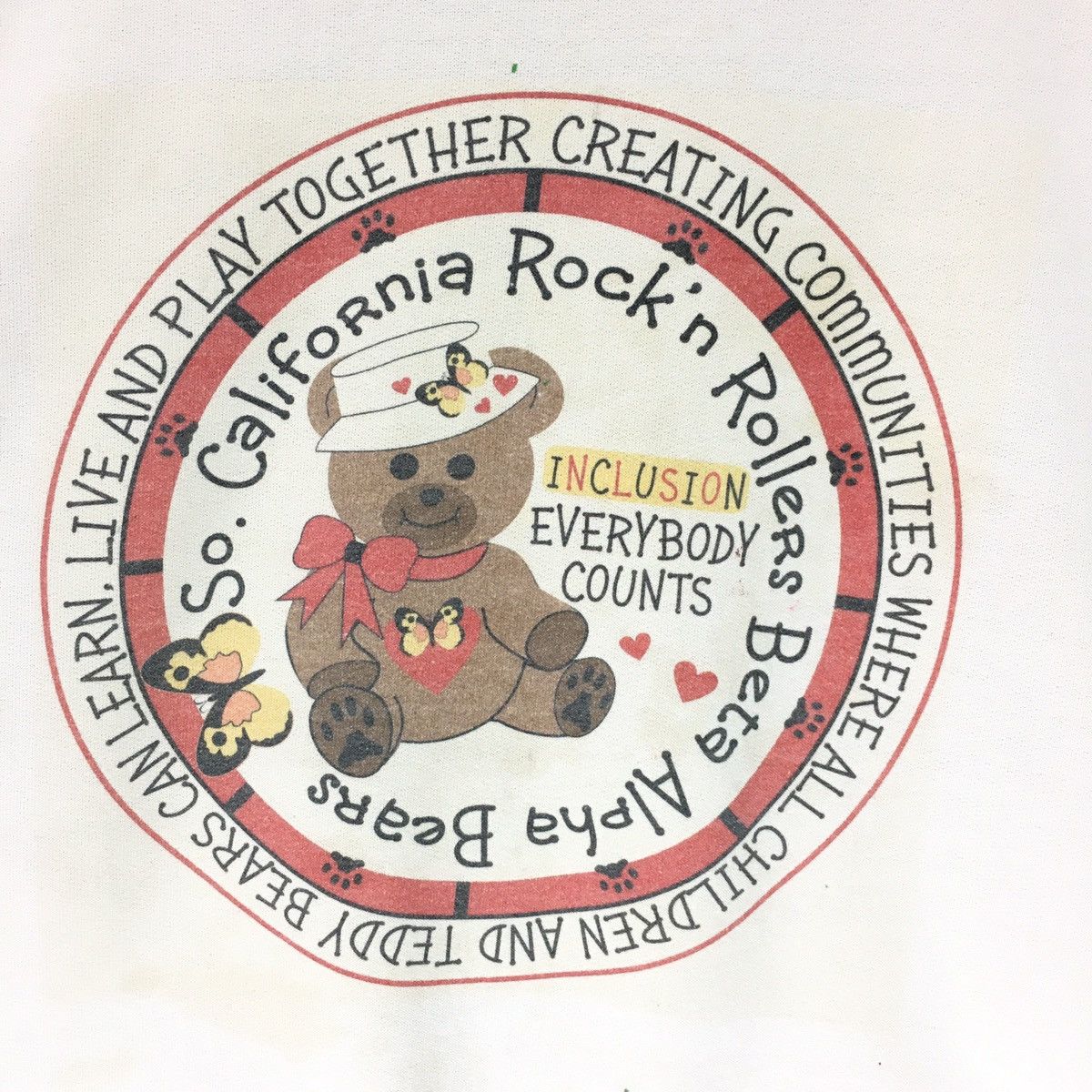 Hanes × Vintage Vintage California Rock’s N Rollers Beta Alpha Bear Sweater Size US M / EU 48-50 / 2 - 3 Thumbnail