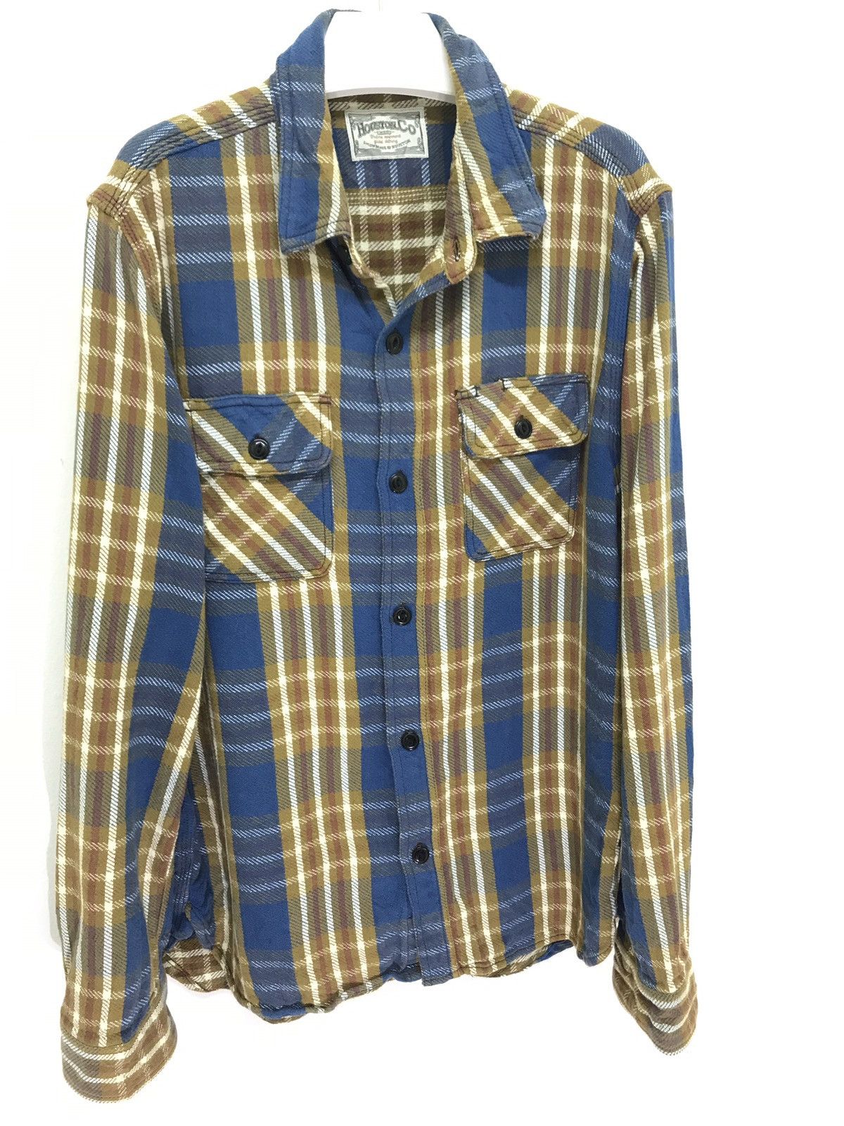 Japanese Brand Japan Brand Houston Flannel Shirt Vintage Style Button Up Size US M / EU 48-50 / 2 - 2 Thumbnail