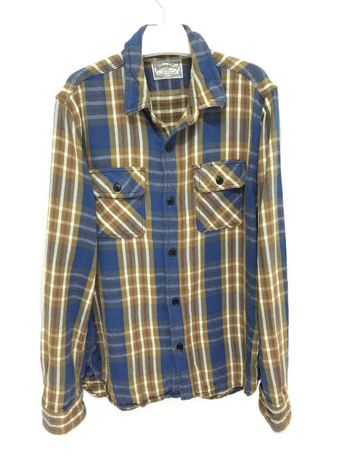 Japanese Brand Japan Brand Houston Flannel Shirt Vintage Style Button Up Size US M / EU 48-50 / 2 - 1 Thumbnail