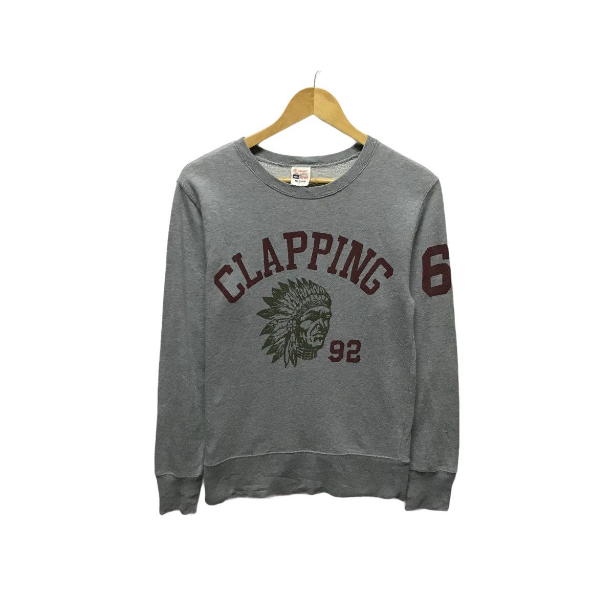 Japanese Brand × Vintage Vintage Clapping Sweatshirt Pullover Jumper Size US S / EU 44-46 / 1 - 1 Thumbnail