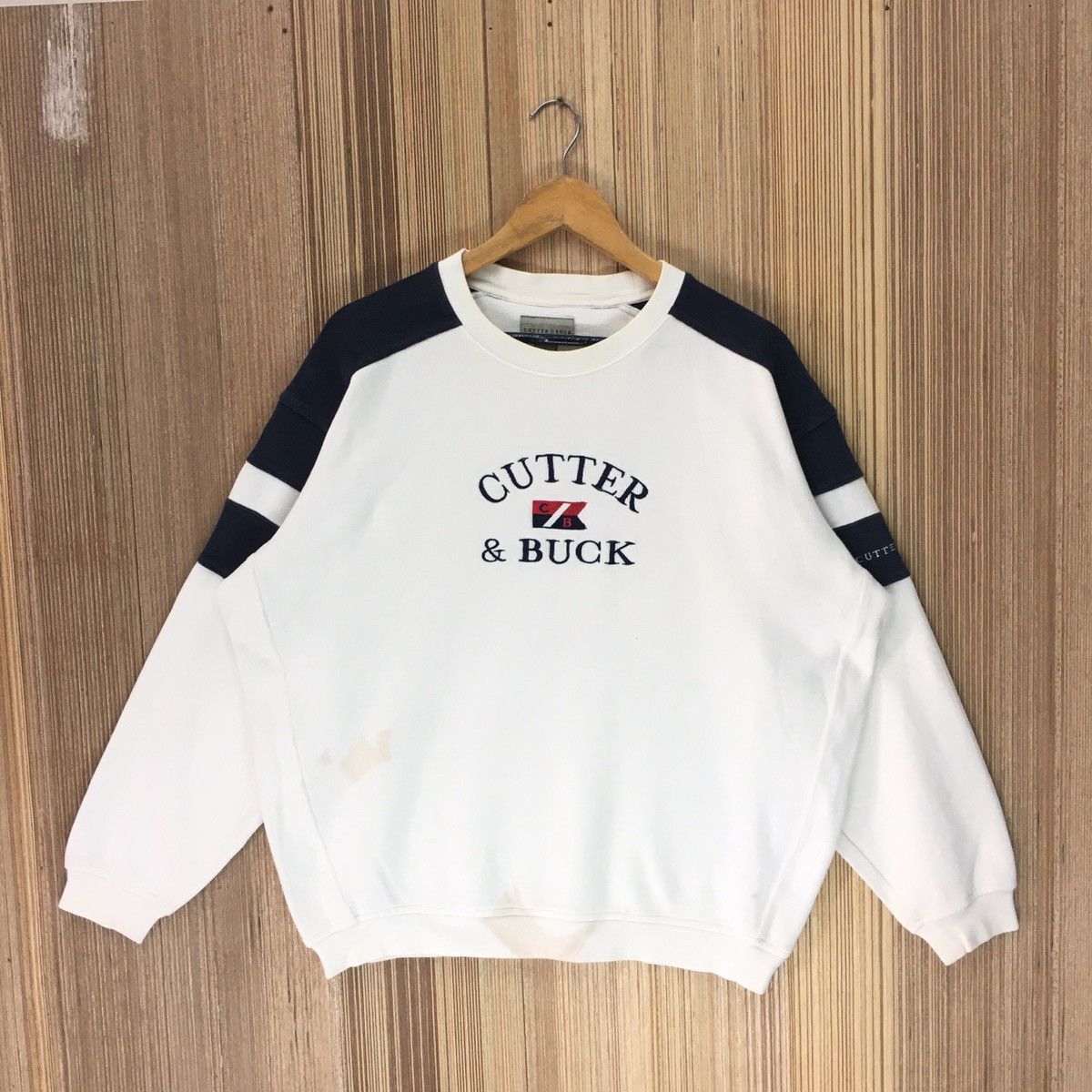 Cutter & Buck × Vintage Vintage Cutter & Buck Big Logo Sweatshirt Size US L / EU 52-54 / 3 - 1 Thumbnail