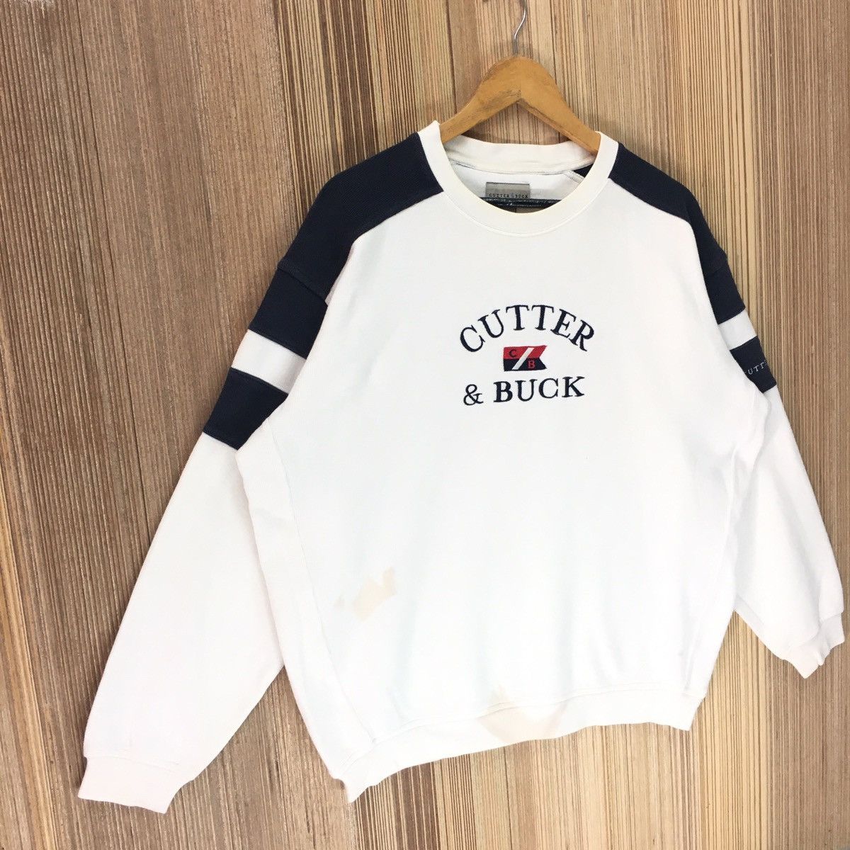 Cutter & Buck × Vintage Vintage Cutter & Buck Big Logo Sweatshirt Size US L / EU 52-54 / 3 - 5 Thumbnail